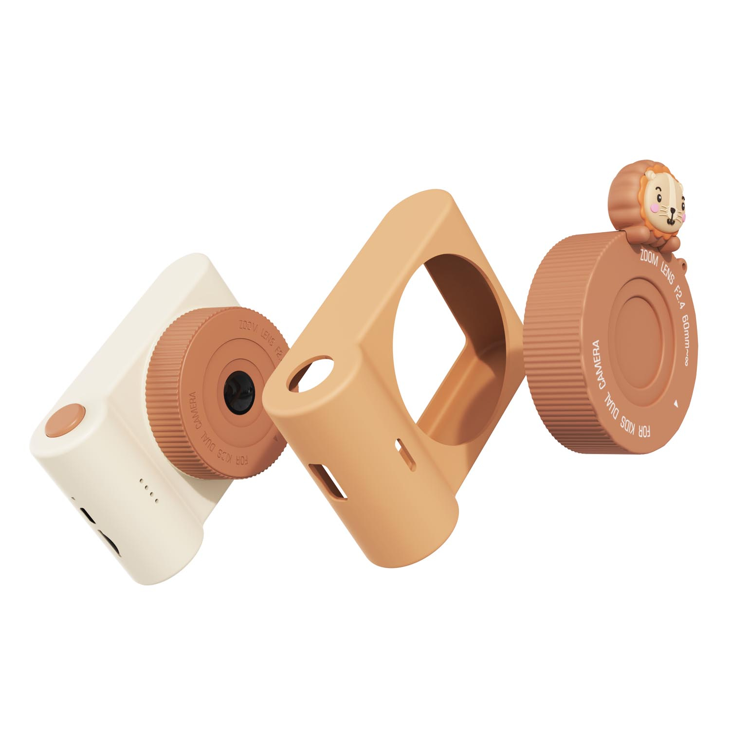 比利時TheZoofamily-UrbanZoo 兒童數位相機(獅子)5