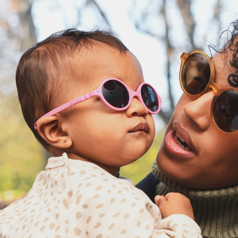 法國KiETLA 黛寶拉幼兒太陽眼鏡(0-12M/牡丹粉)5