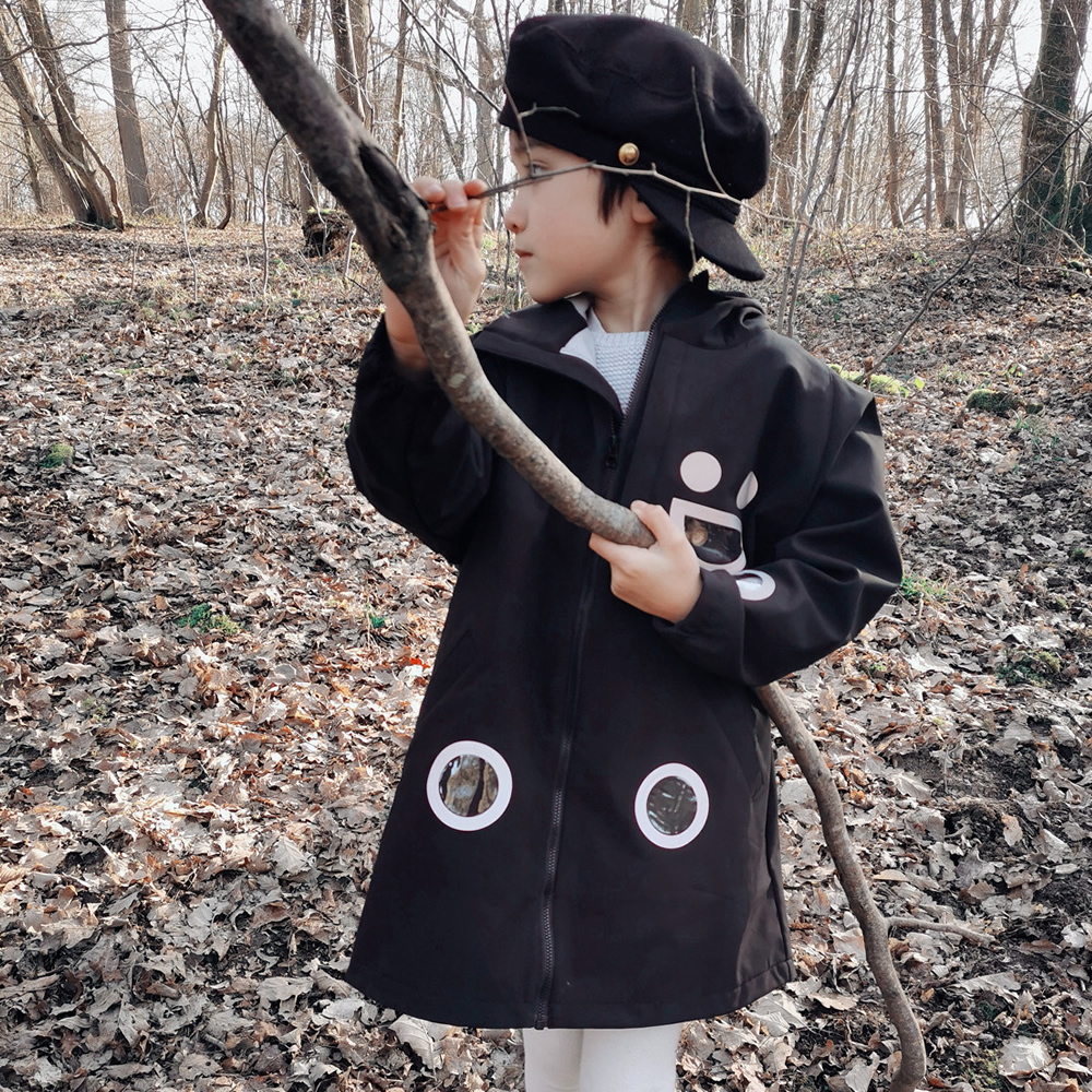 法國BOXBO WISTITI防水透氣機能衣(暗夜黑)4