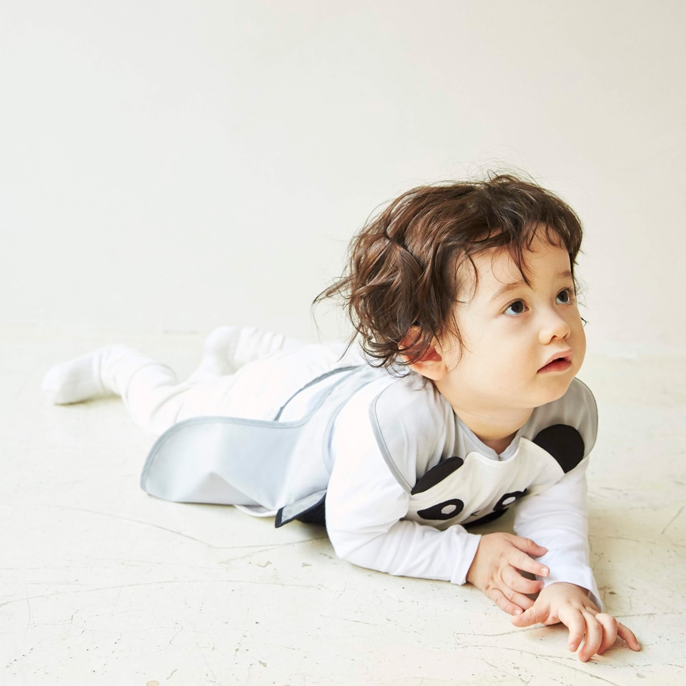 日本ABOO 動物造型長版圍裙(熊貓)4