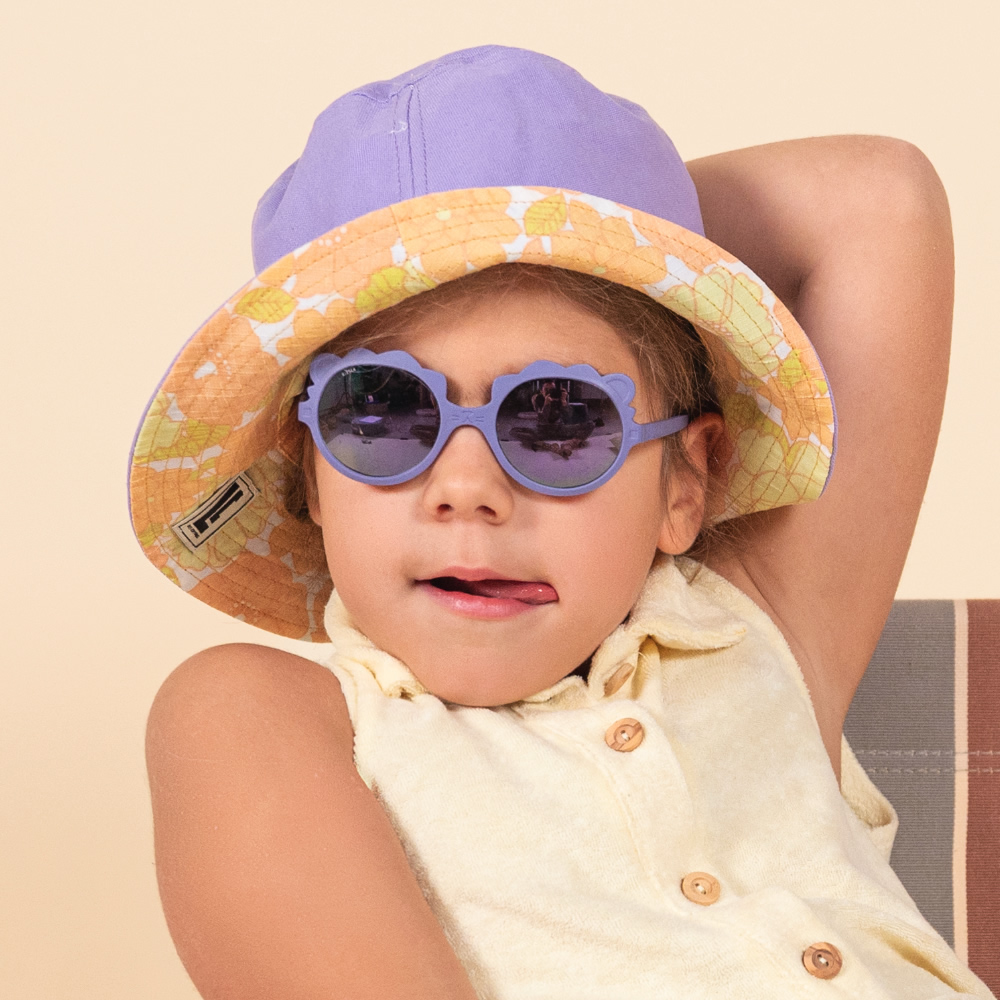 法國KiETLA LION萌貝獅幼兒太陽眼鏡(1-4Y 紫丁香)7