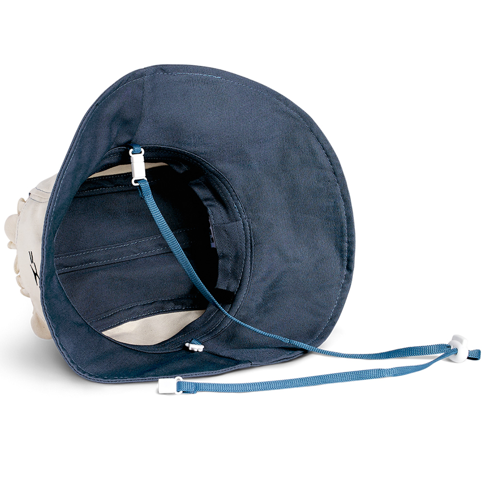 法國KiETLA BOB's萌貝貝遮陽帽(紳士藍)3