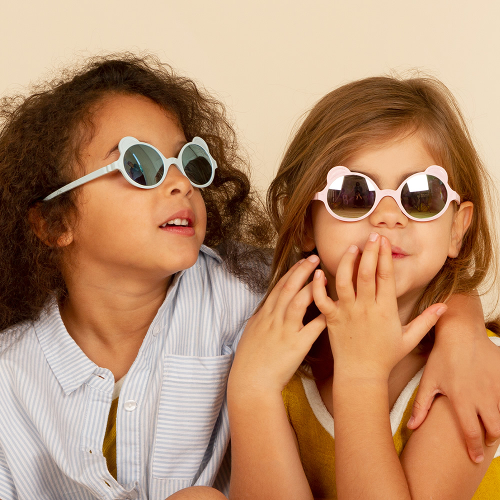 法國KiETLA OURS'ON萌貝熊幼兒太陽眼鏡(1-4Y 淺玫粉)7