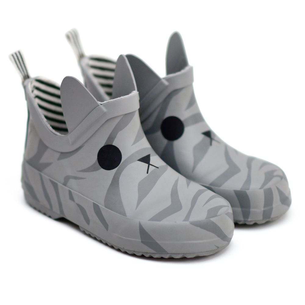 法國BOXBO KERRAN雨靴-遊樂園(貓咪灰)1