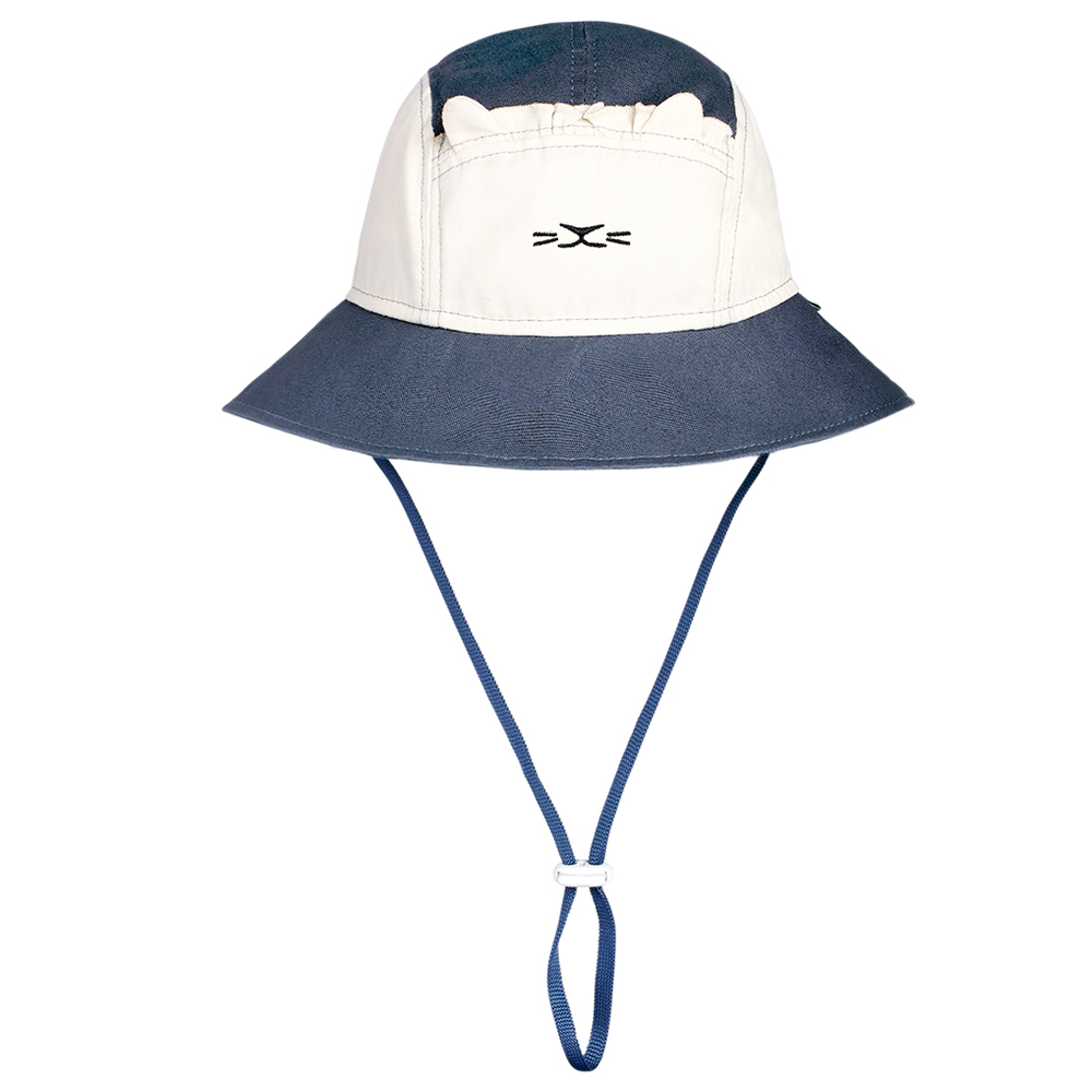 法國KiETLA BOB's萌貝貝遮陽帽(紳士藍)4