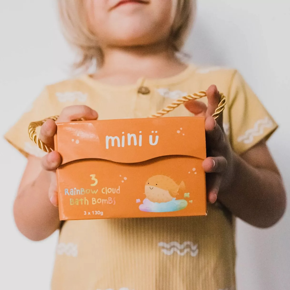英國MINI U-沐浴爆爆白雲朵朵(130g x 3入)6
