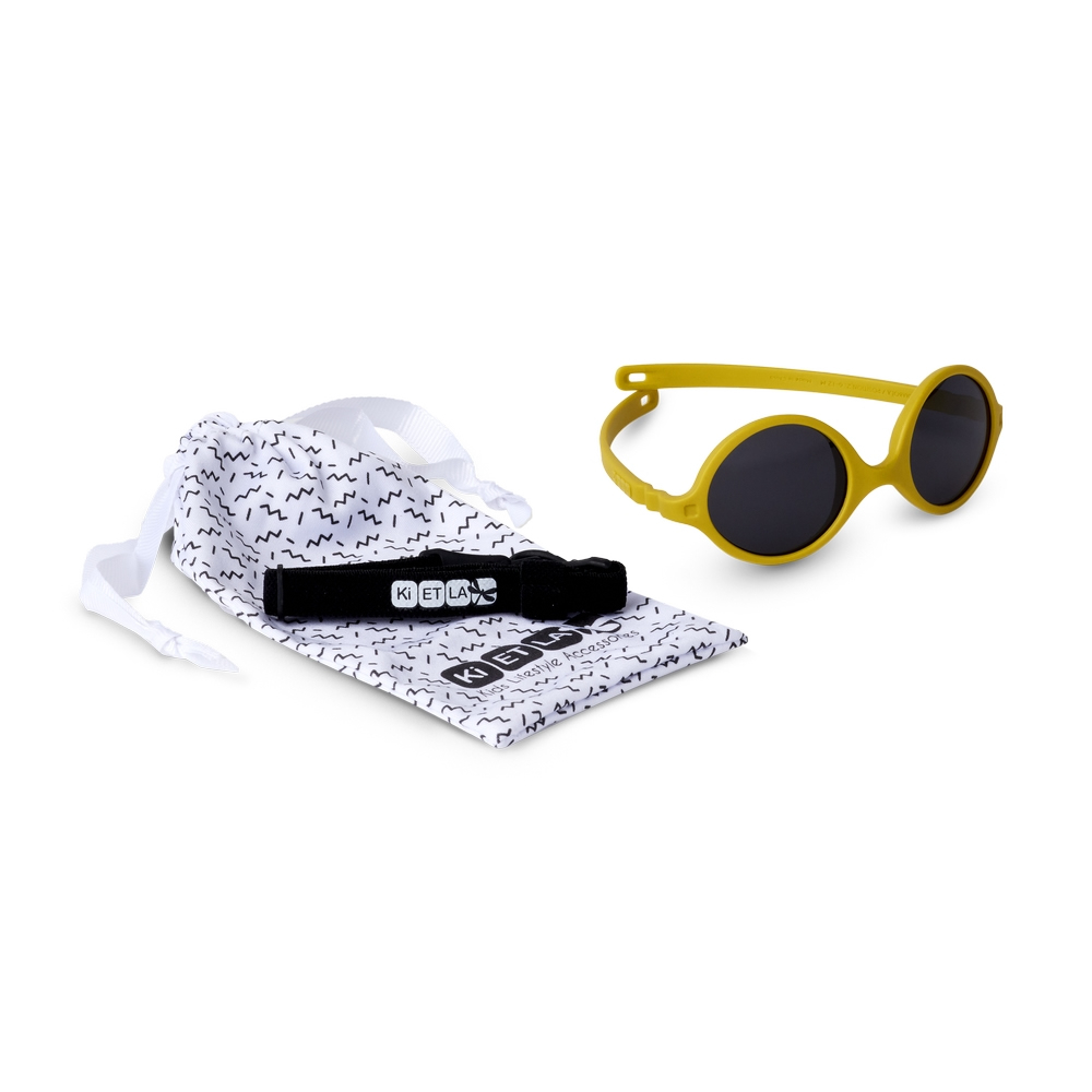 法國KiETLA 黛寶拉幼兒太陽眼鏡(0-12M/芥末黃)4