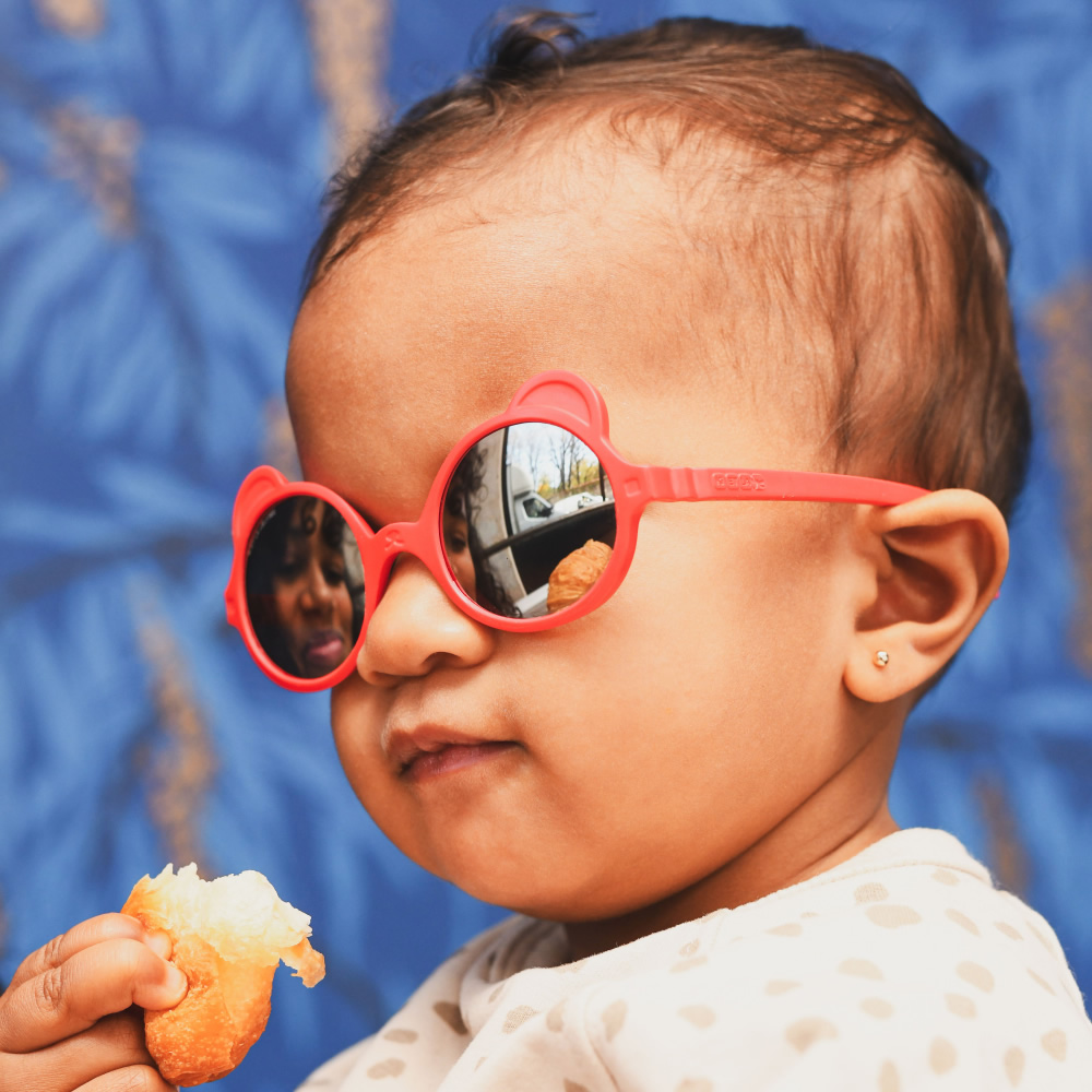 法國KiETLA OURS'ON萌貝熊幼兒太陽眼鏡(1-4Y 法國紅)5
