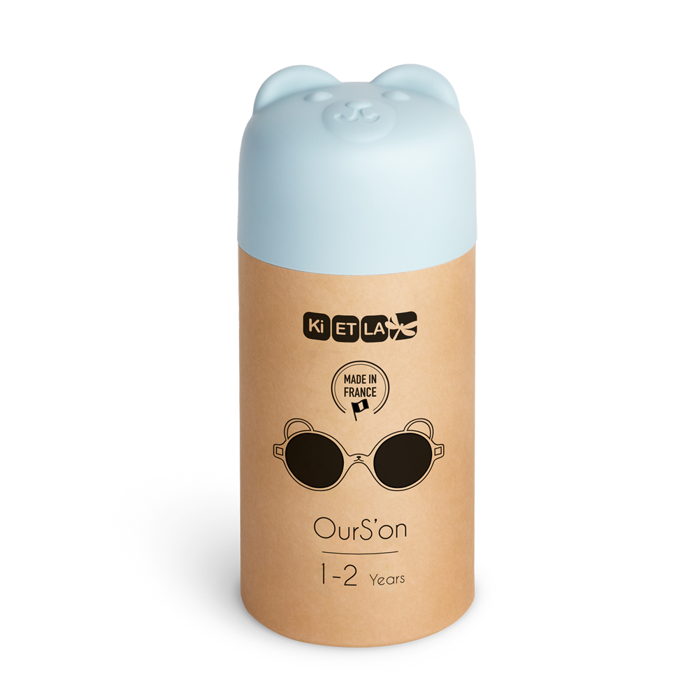 法國KiETLA OURS'ON萌貝熊幼兒太陽眼鏡(1-4Y 雲朵藍)3