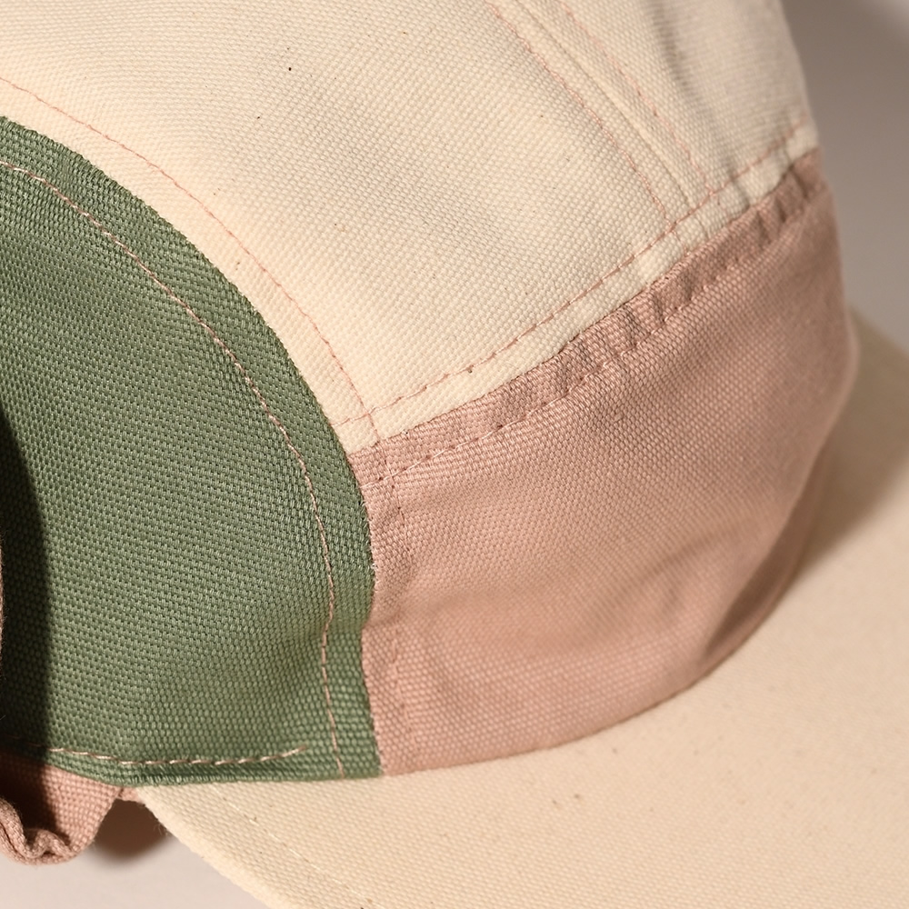 法國KiETLA 幼兒經典戶外運動帽(天然棉白&粉&綠)4