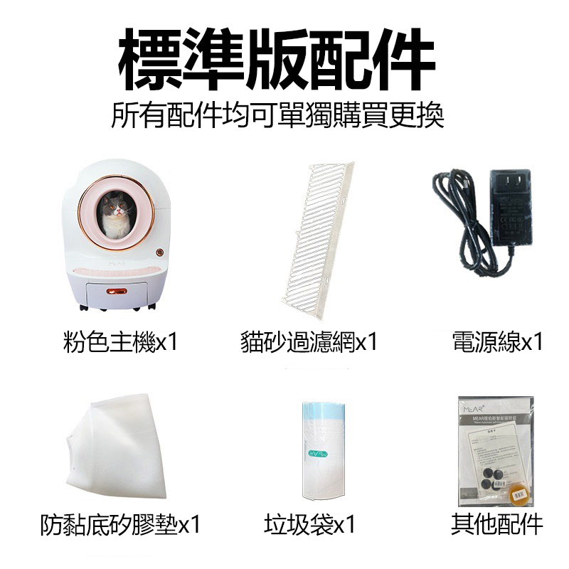 MEAR 萌耳 豪華版全自動監視款貓砂機10