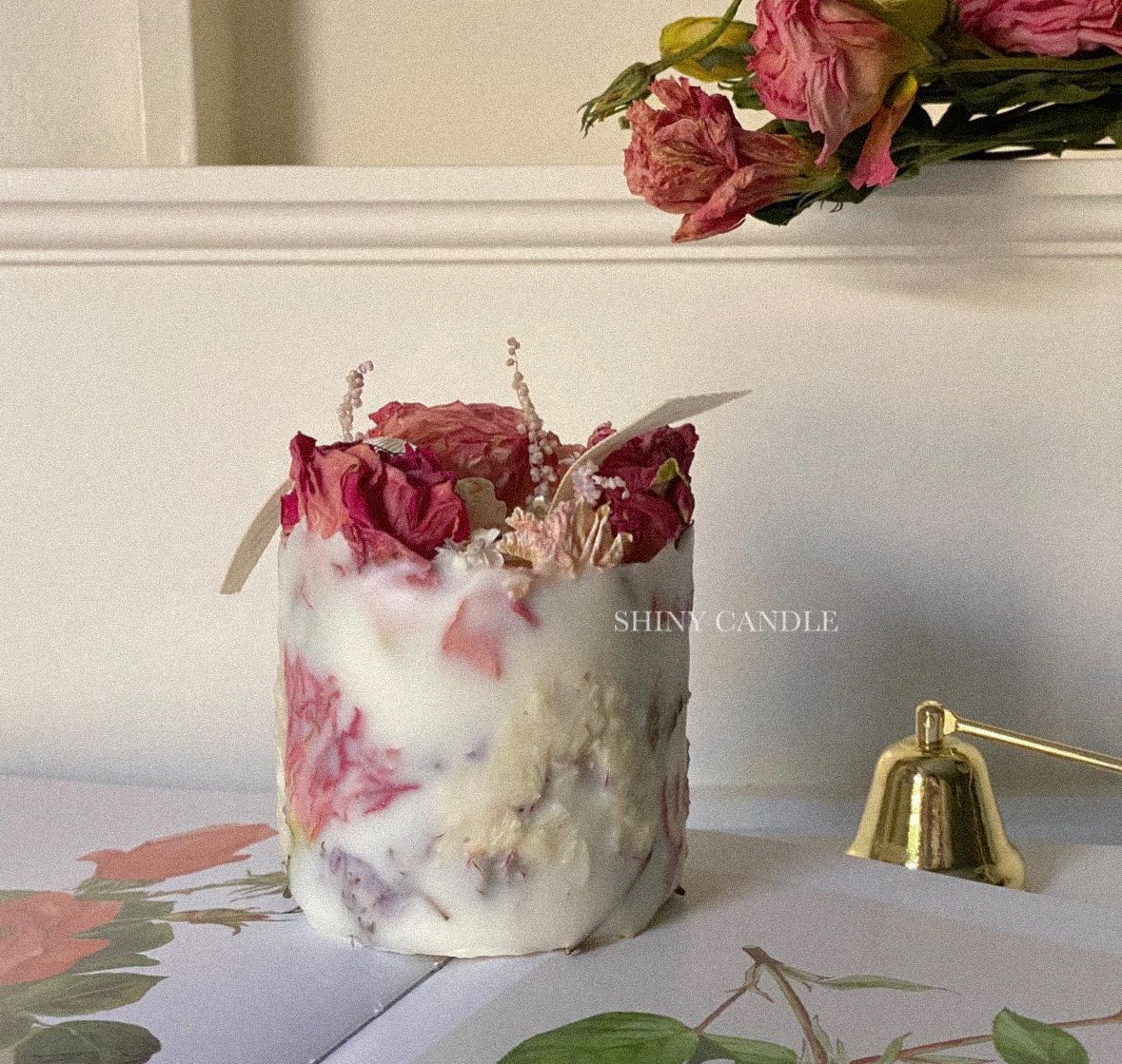 春天裡的花園蠟燭3