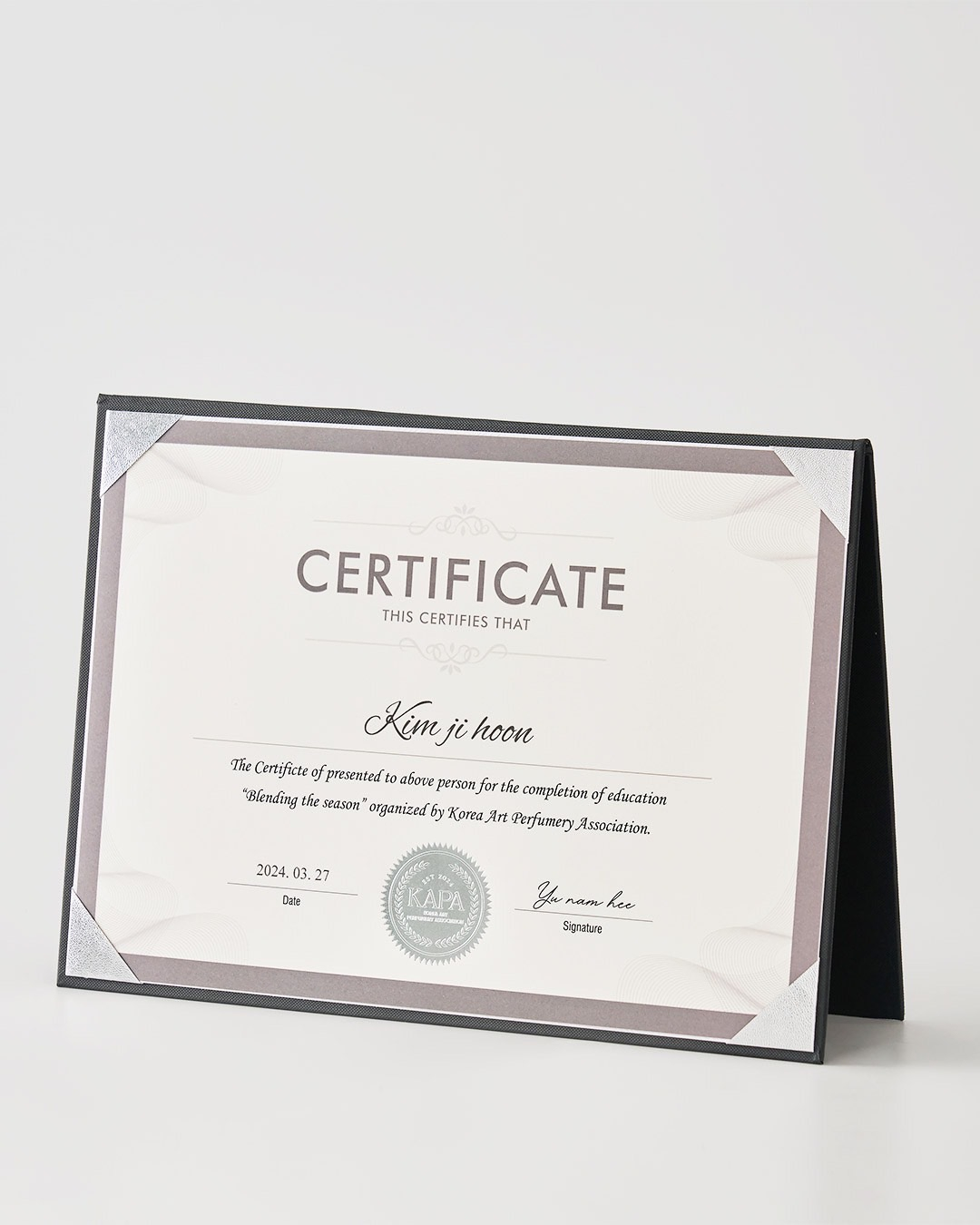 KAPA 四季調香訂製一日證書13