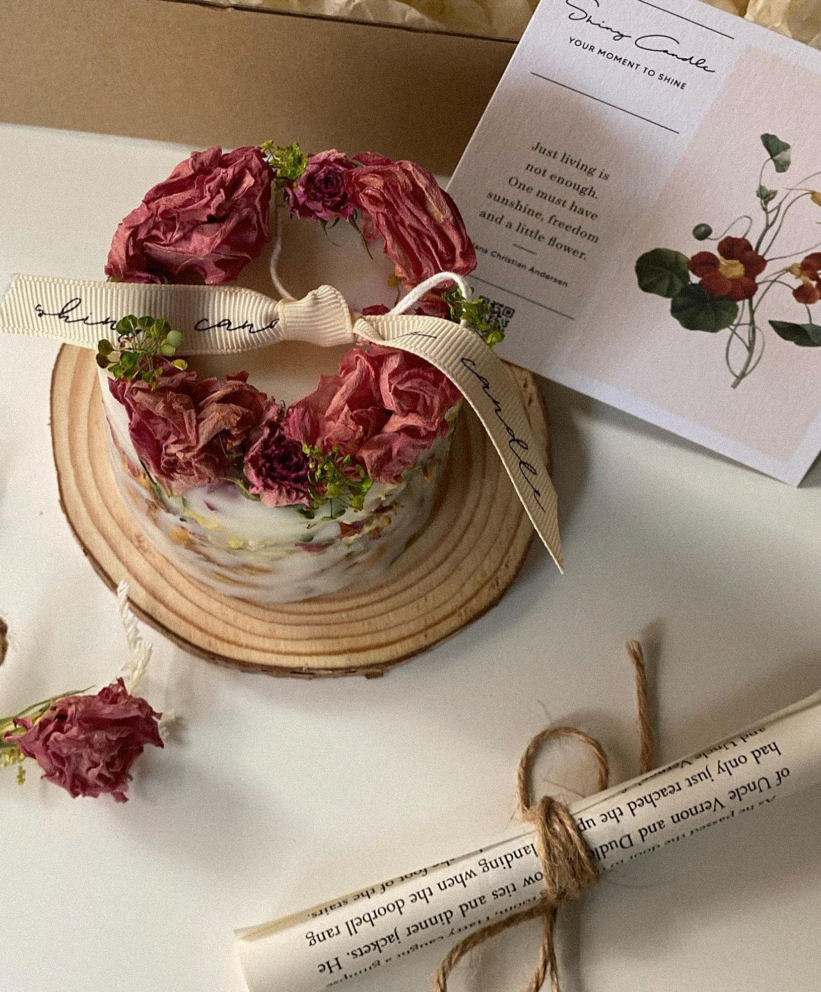 春天裡的花園蠟燭5