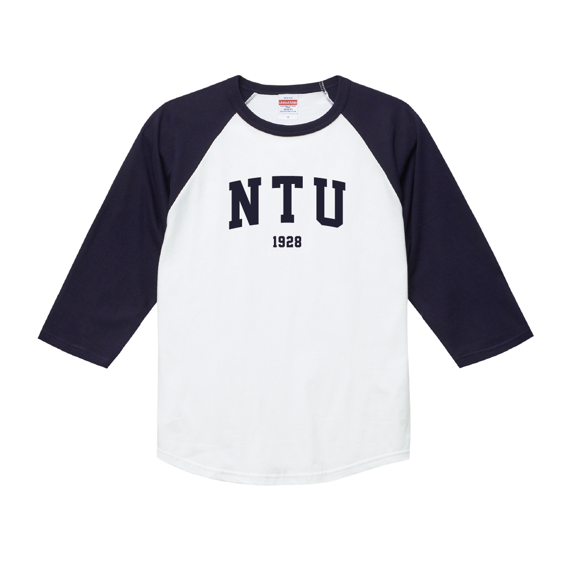 NTU 棒球七分袖－藏青色Ｓ號1