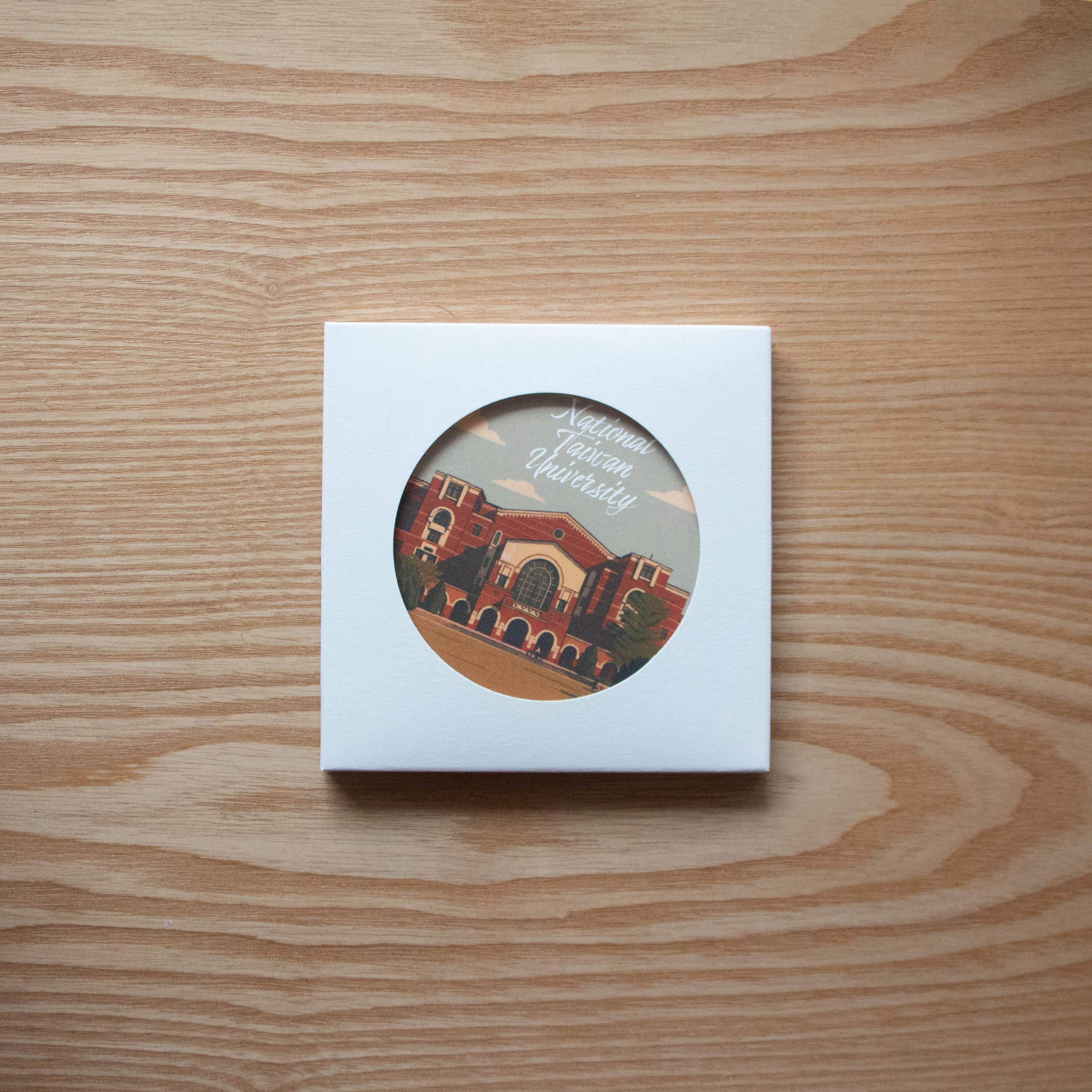 NTU 陶瓷杯墊／紙鎮－總圖白日夢2