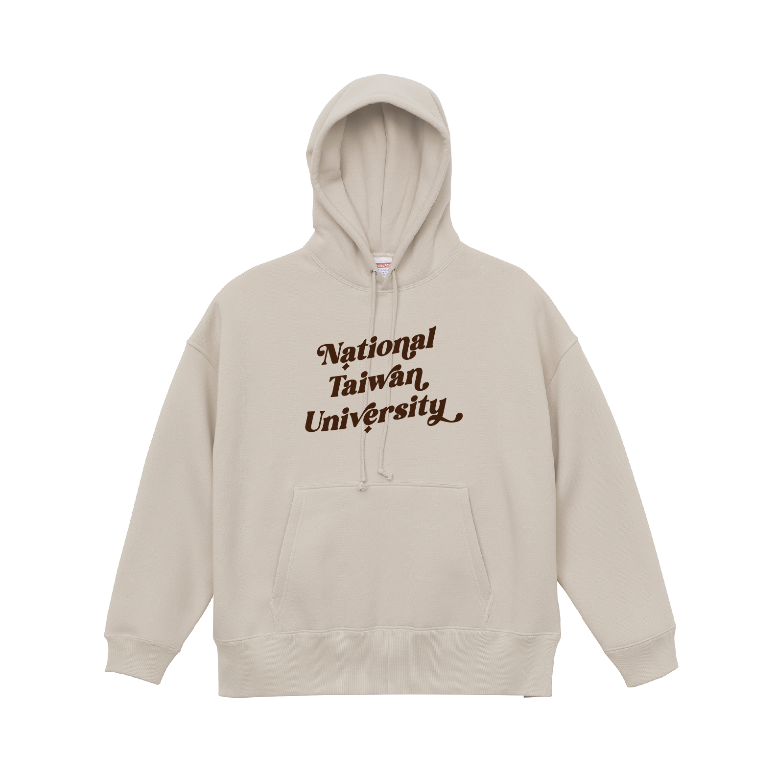 NTU 落肩帽Ｔ－復古款（無刷毛）3