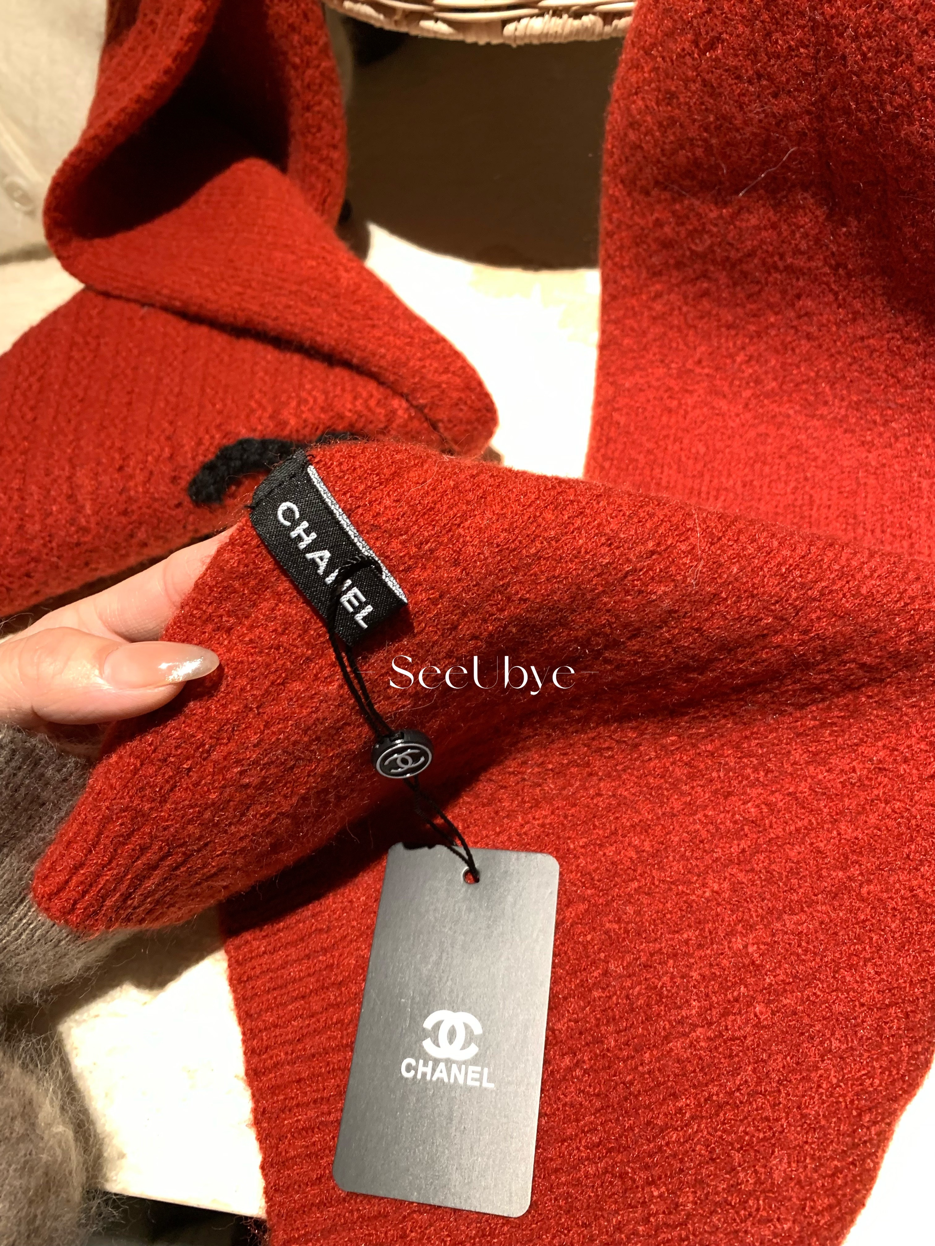 新年紅小香奶奶圍巾2