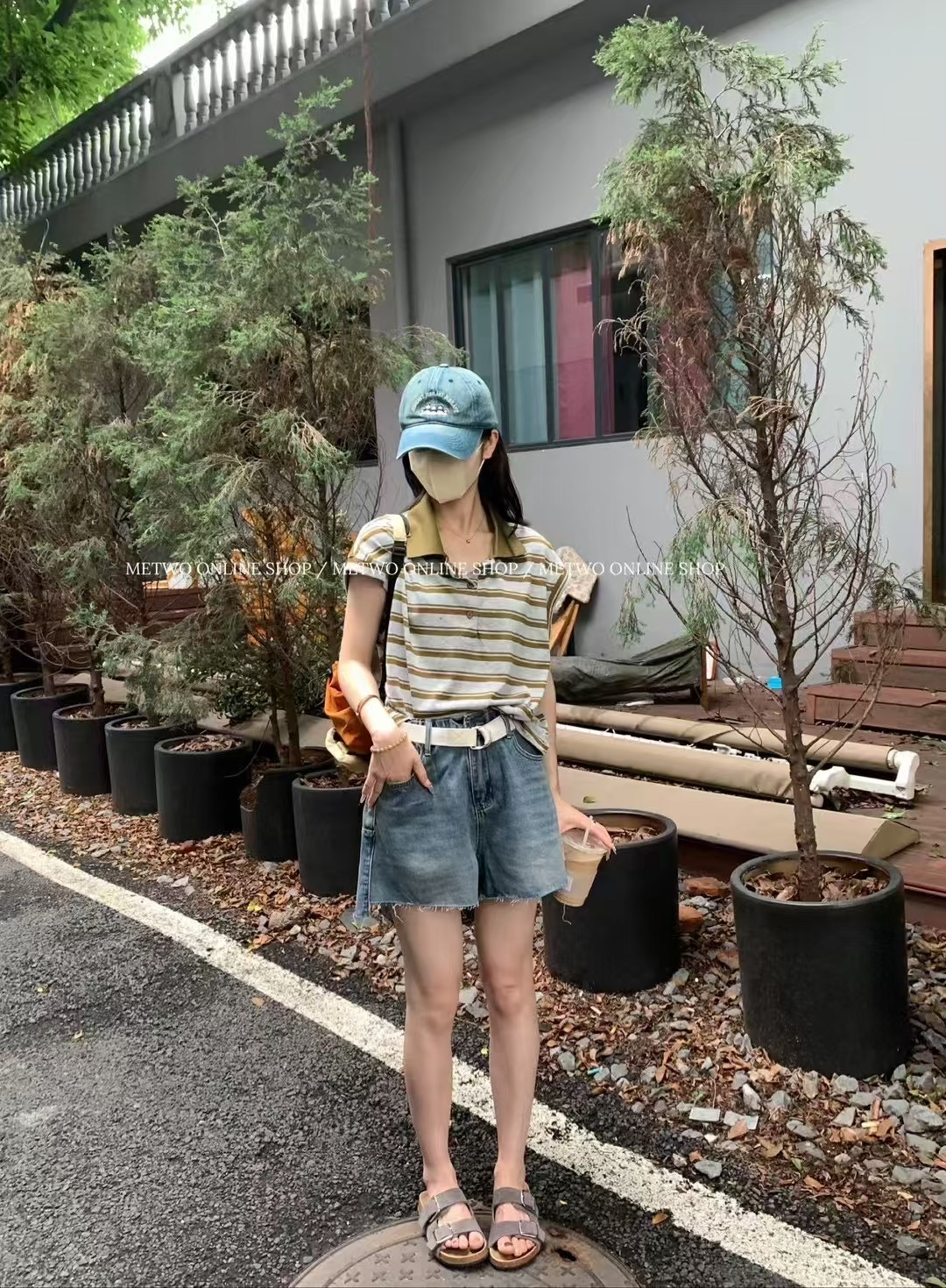 舒適主義條紋polo上衣3