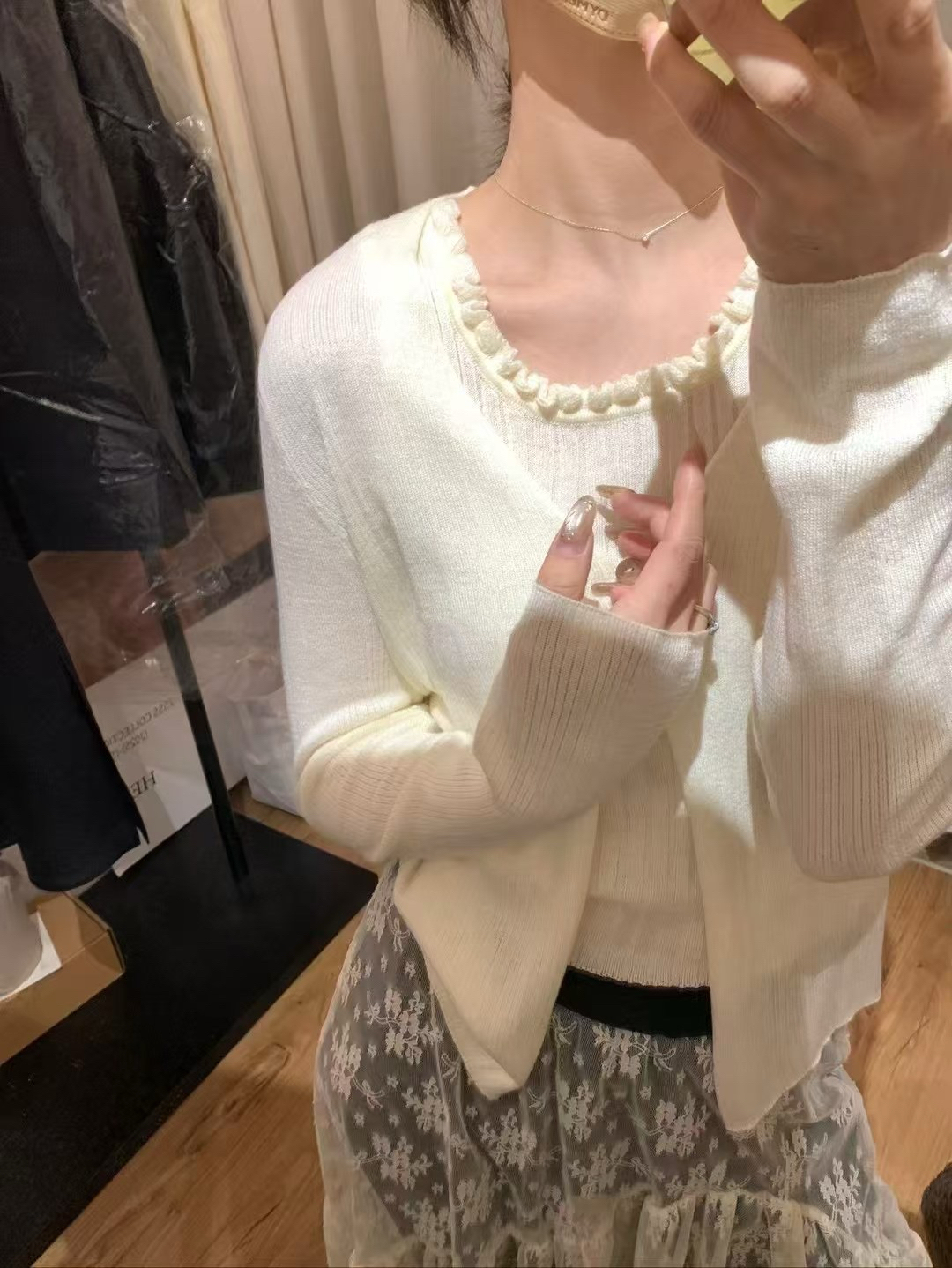 木耳背心➕開衫兩件套23