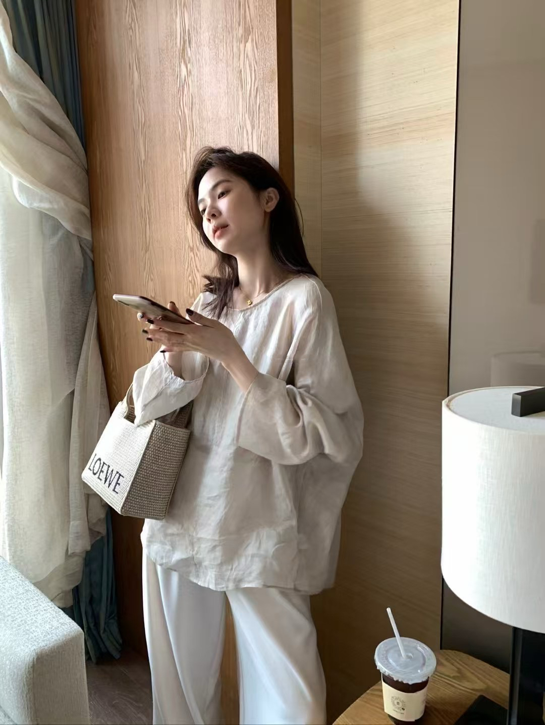 清冷苧麻鬆弛上衣20