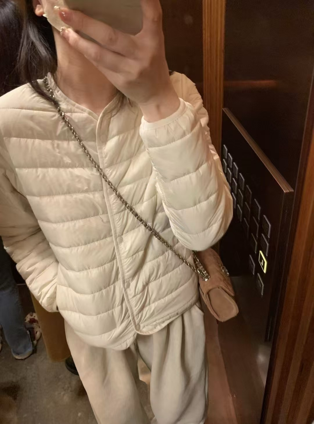 100%棉羊毛內膽外套2