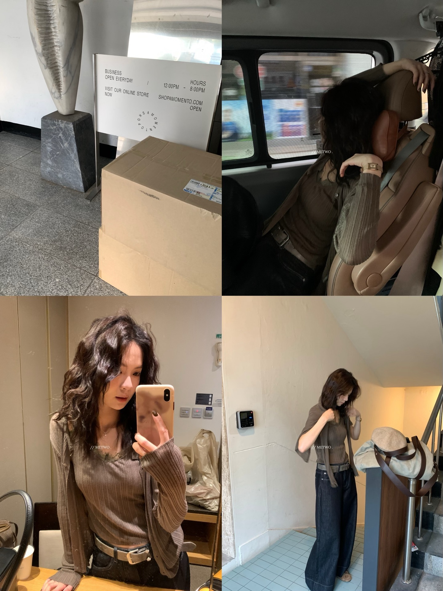 蕾絲針織兩件套13