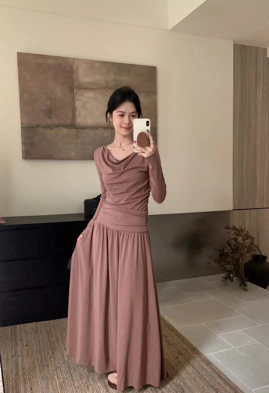 乾枯玫瑰輕禮服裙8