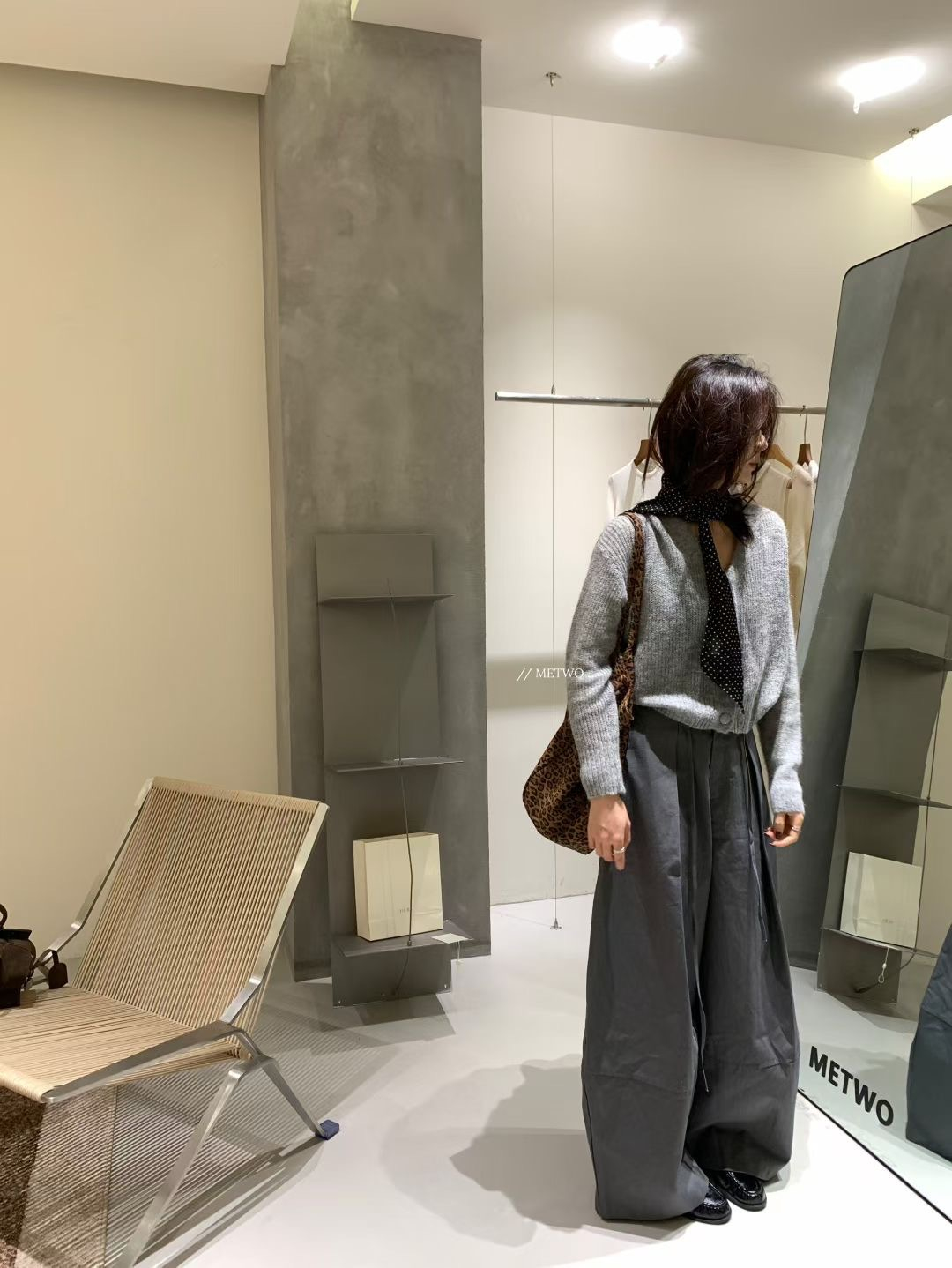 馬海毛開扣毛衣12