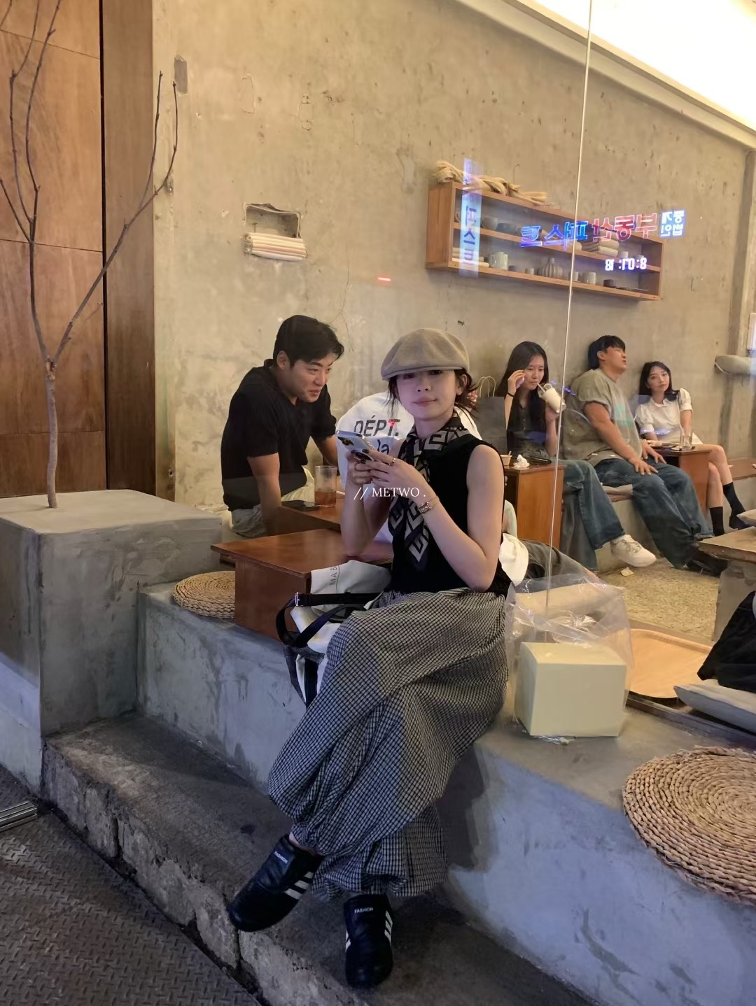 針織坑條氣質背心21