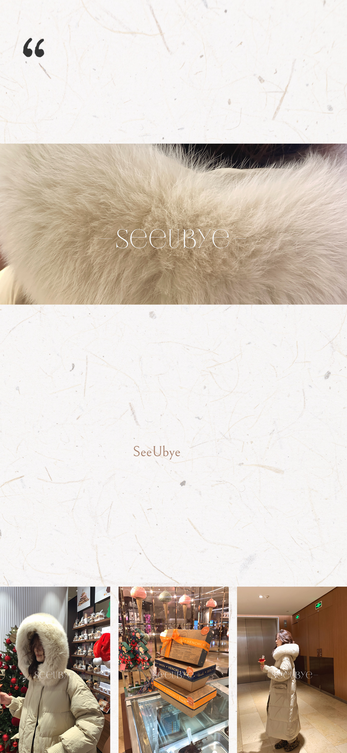 黑標｜大狐狸毛（可拆）大被子羽絨外套8