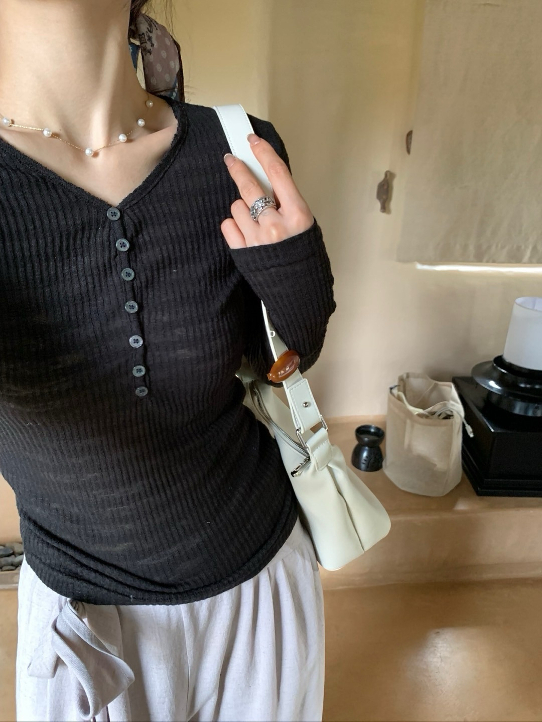 v領曲線迴廊上衣20