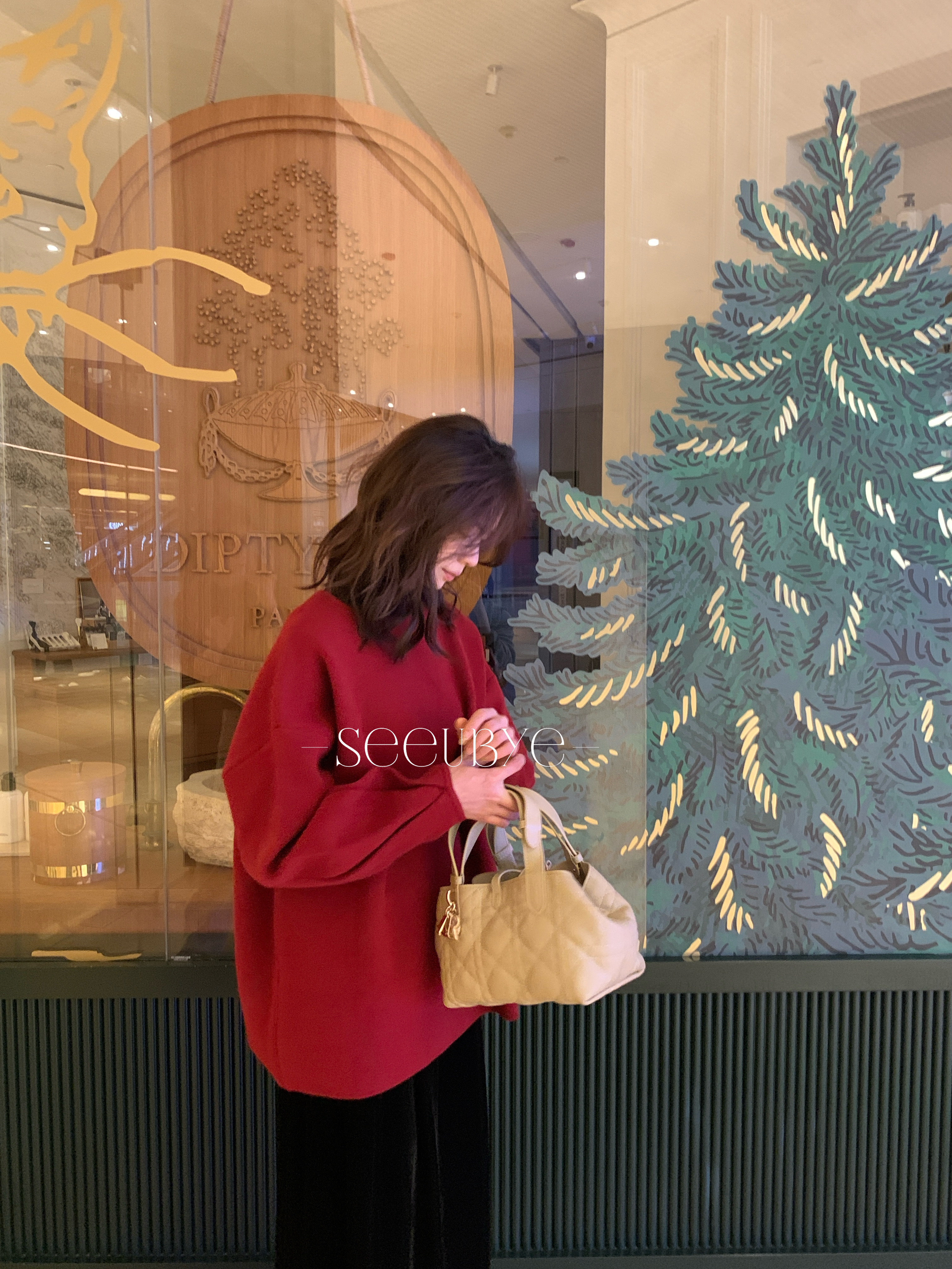 盤扣中國紅｜新年聖誕毛衣9