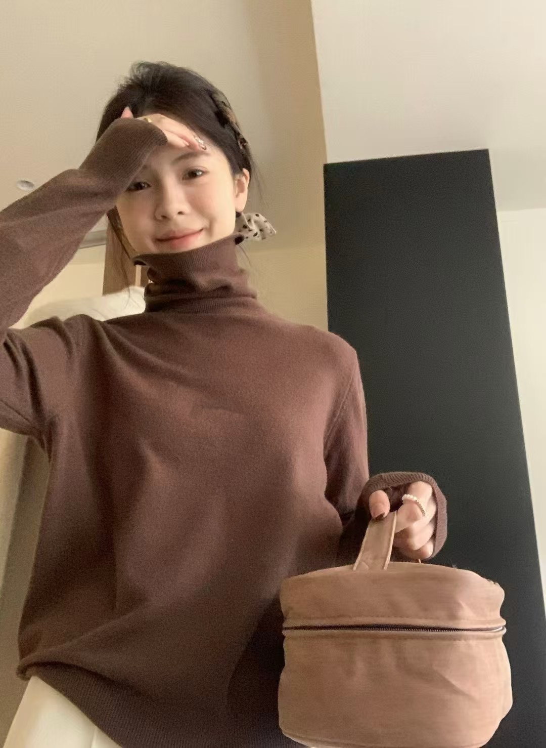 七色發熱高領毛衫16