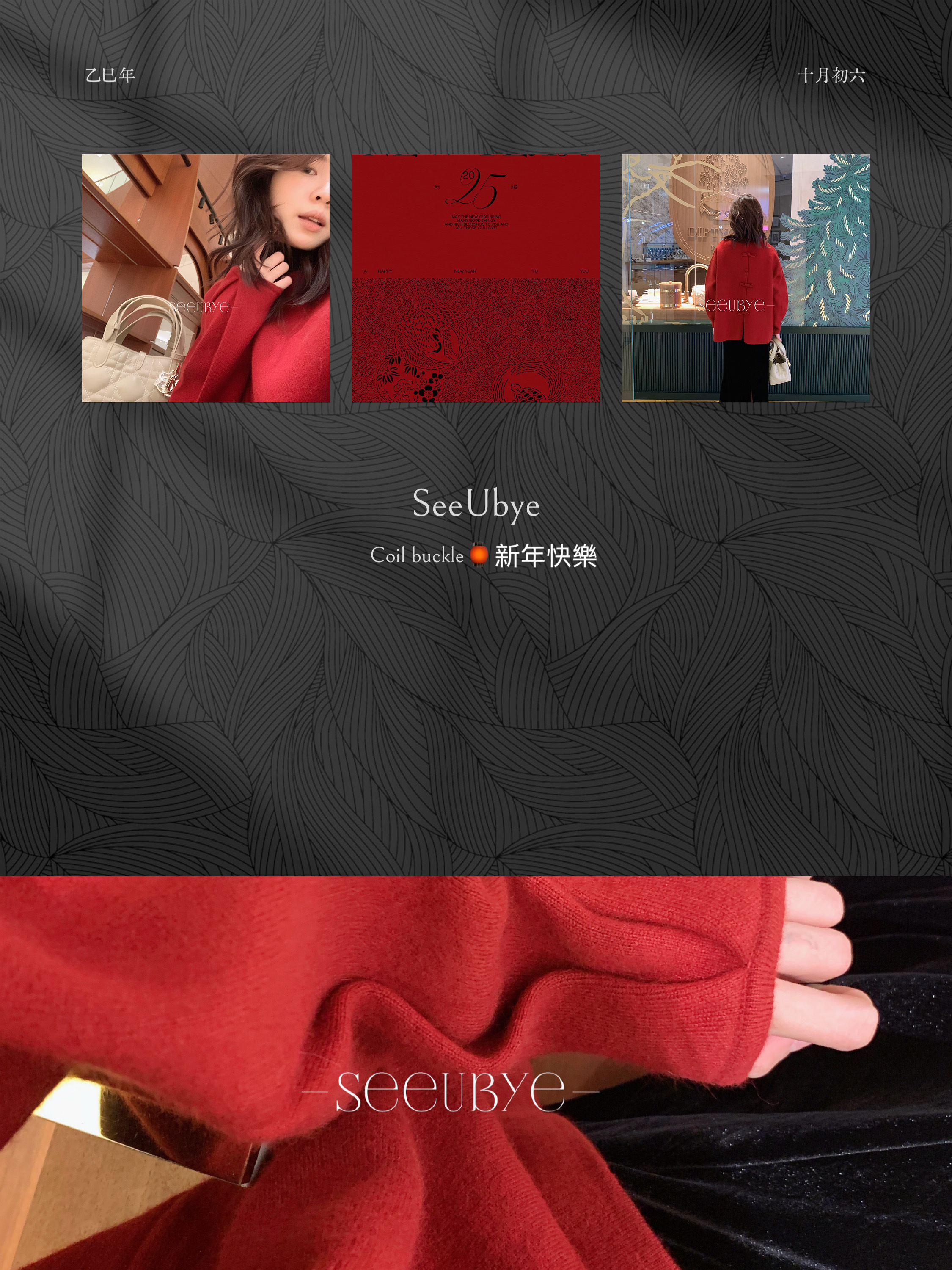 盤扣中國紅｜新年聖誕毛衣3