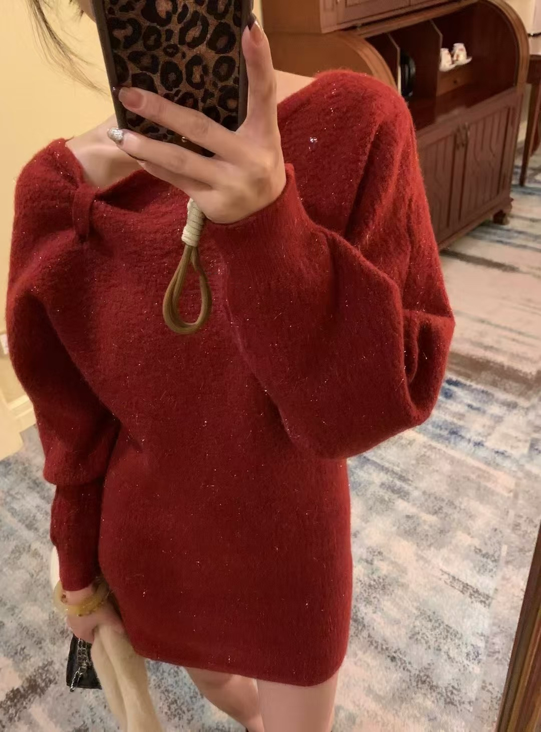 新年毛衣連衣裙22