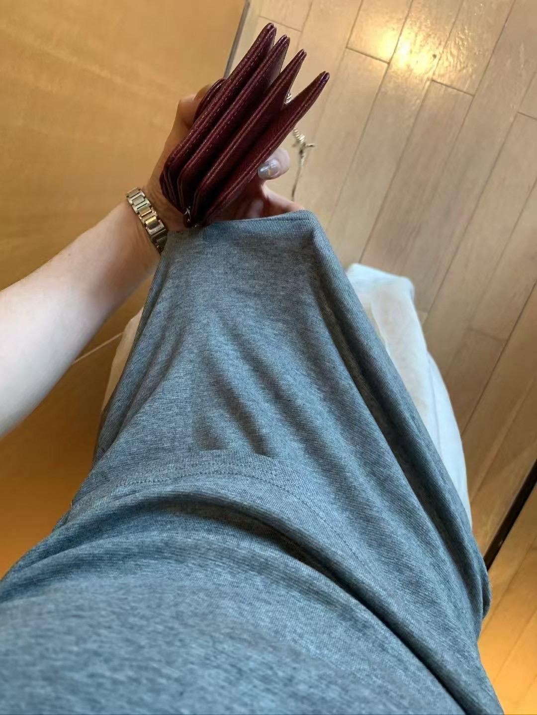 瘋狂自留款單袖拉肩t14