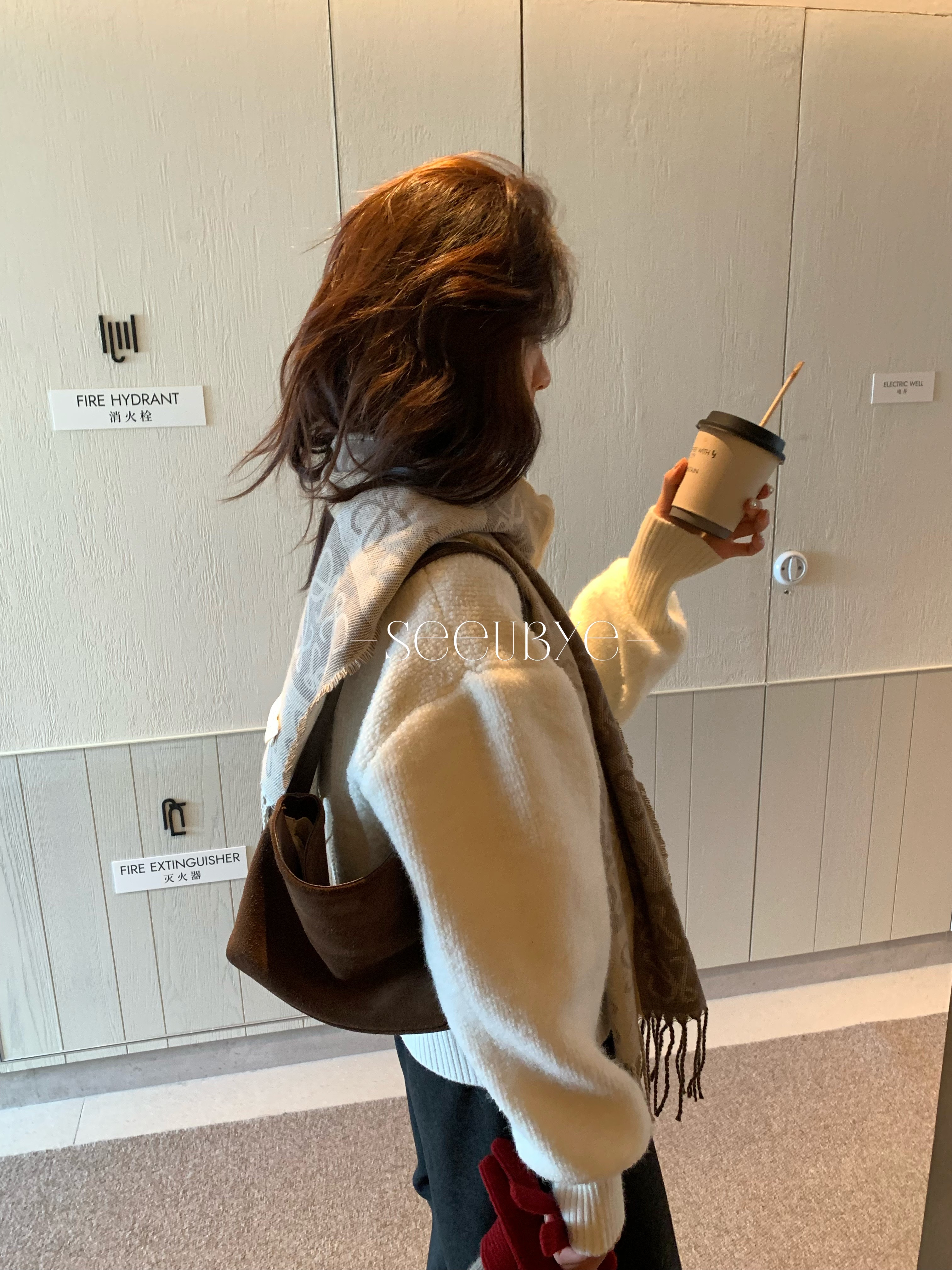 翻領拉鍊時髦毛衣外套8