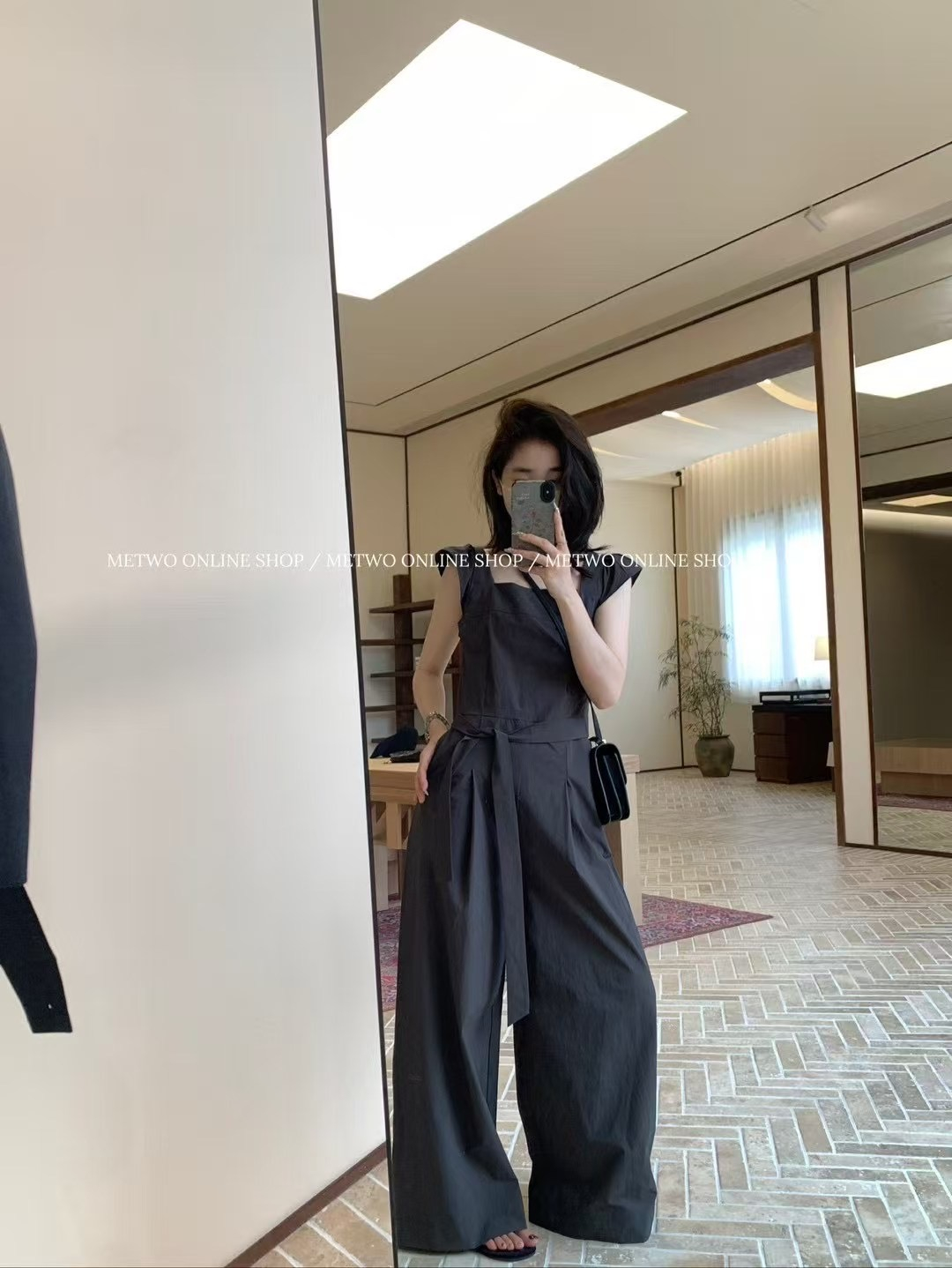 小飛袖工裝連體褲11