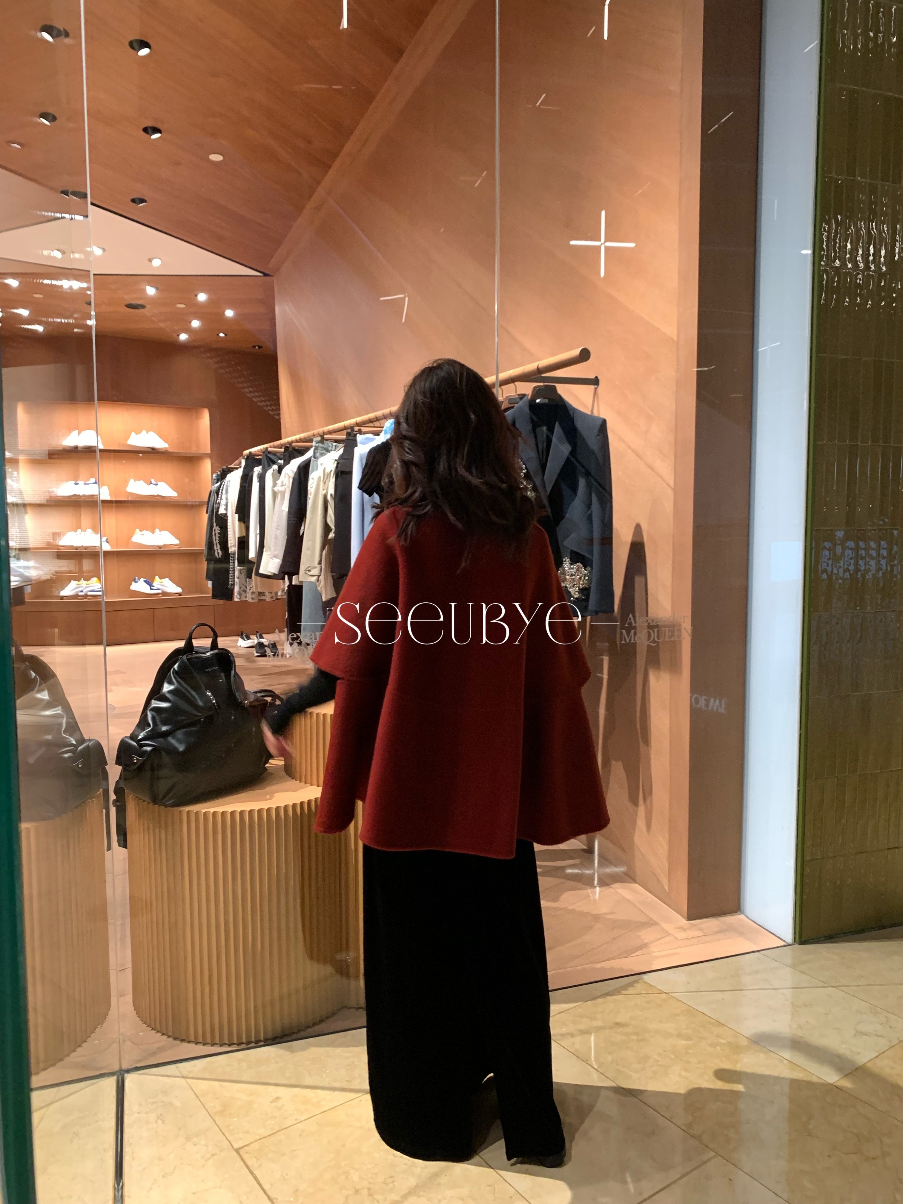 黑標|新年紅毛領furcollar雙面大衣5