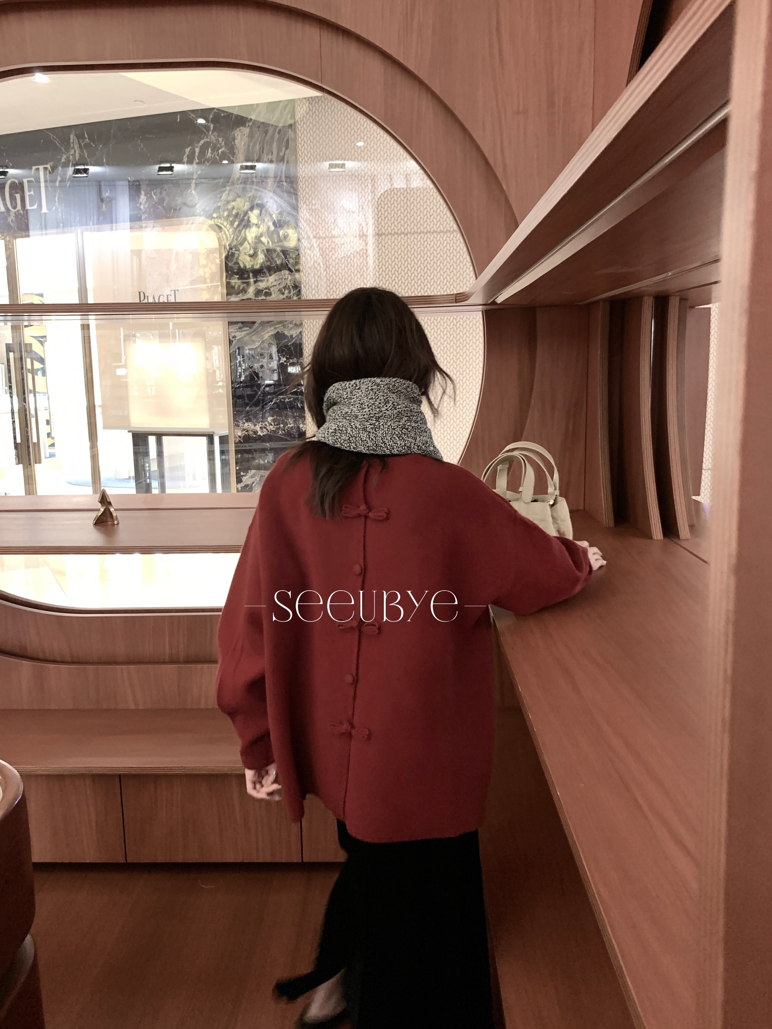 盤扣中國紅｜新年聖誕毛衣6