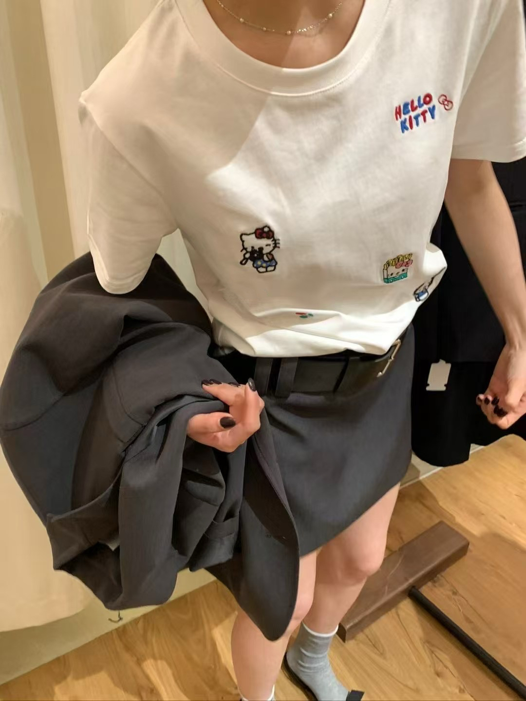 Hello kitty純棉tee4