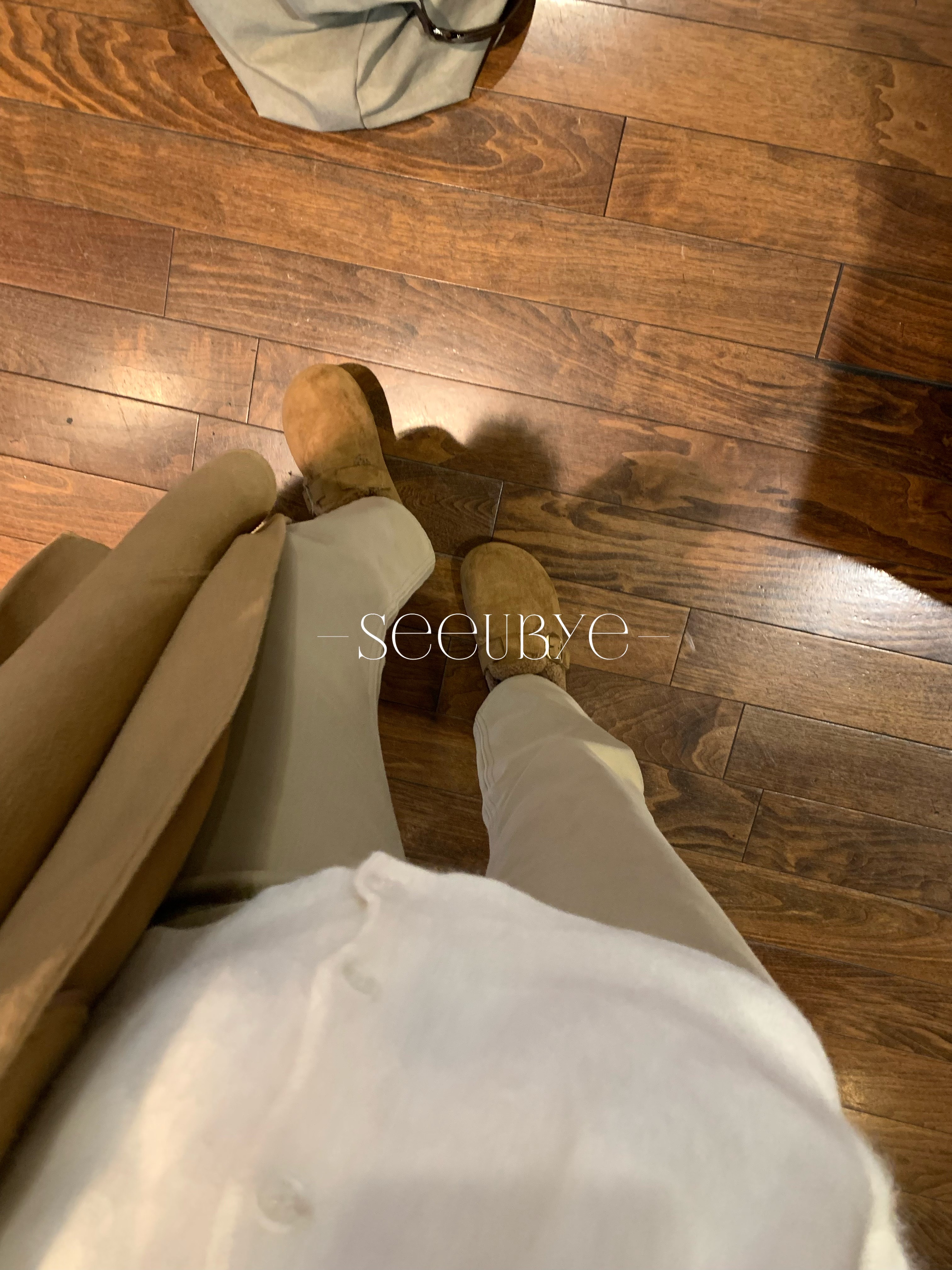 一直很想出的卡其色加絨九分褲7