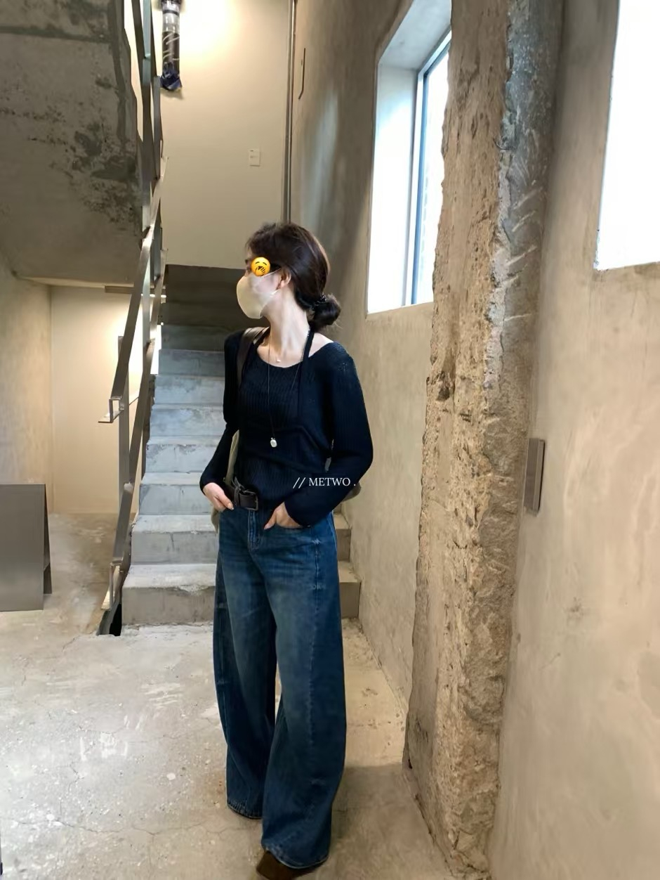 韓式時髦吊帶兩件套15