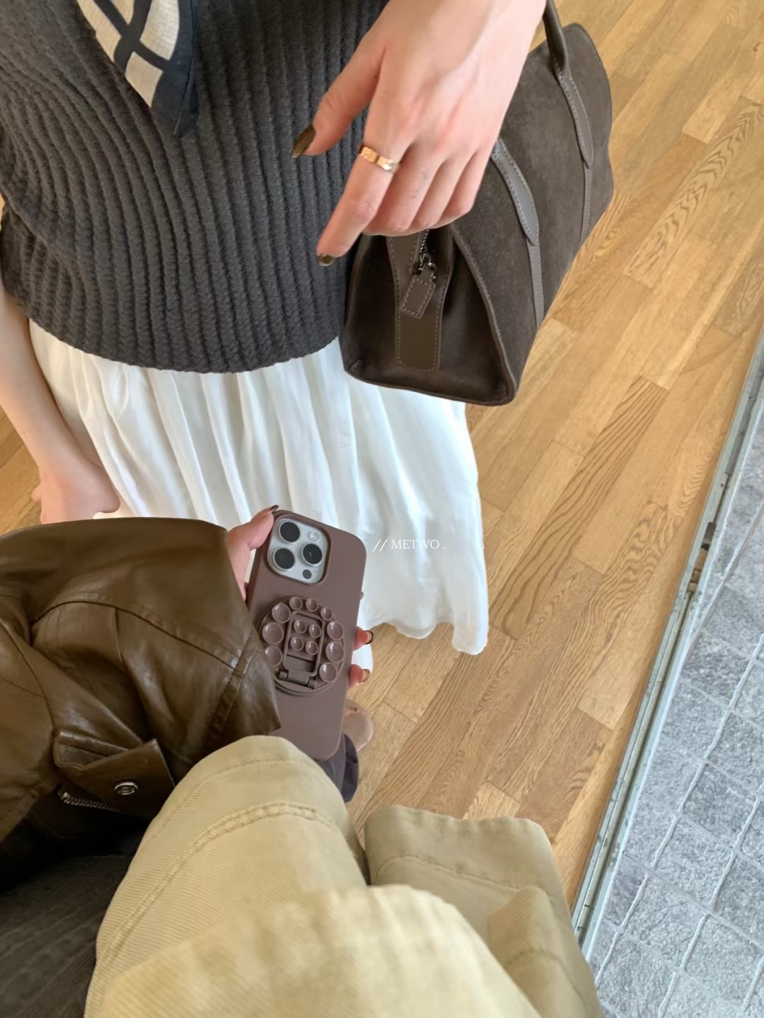 針織坑條氣質背心22