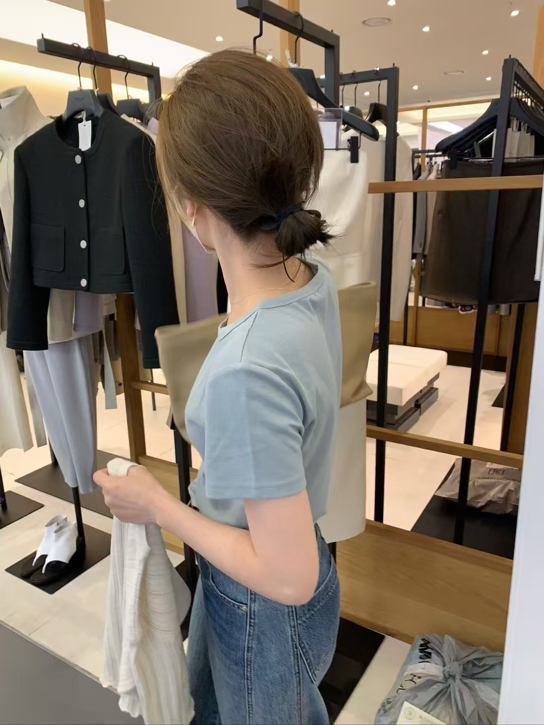 含56％天絲棉 瘦瘦tee19