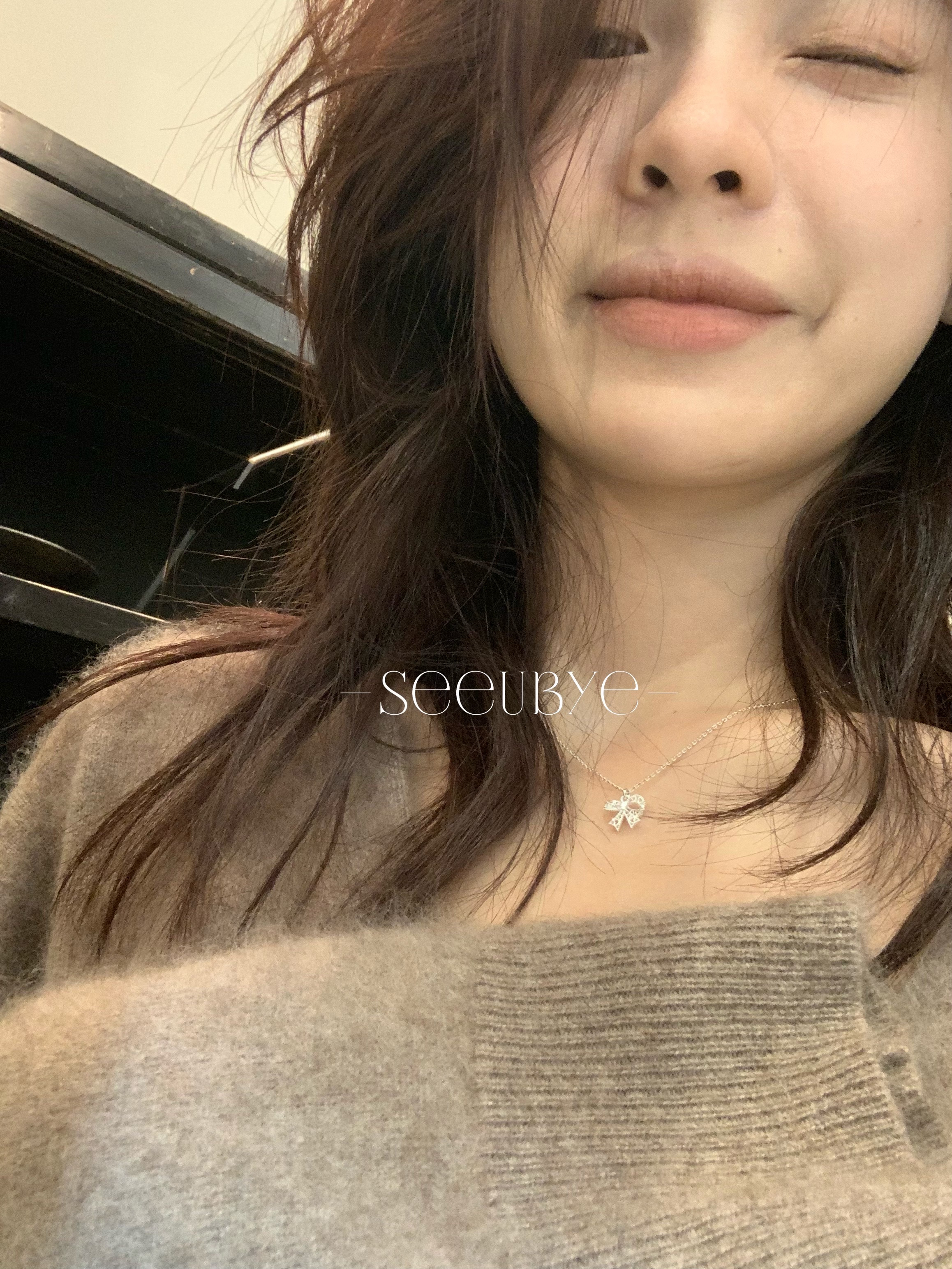 聖誕系列｜蝴蝶modelling純銀項鍊9