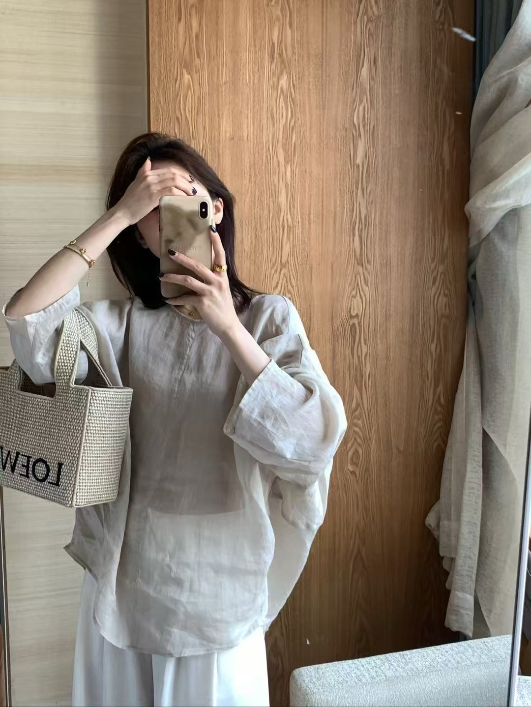 清冷苧麻鬆弛上衣16