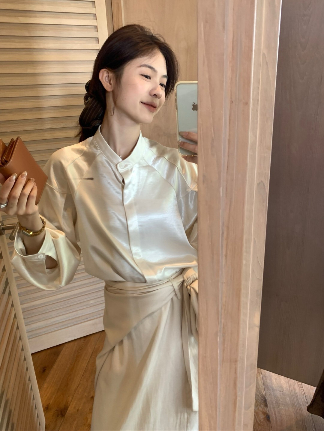 私服光感綁帶裙5