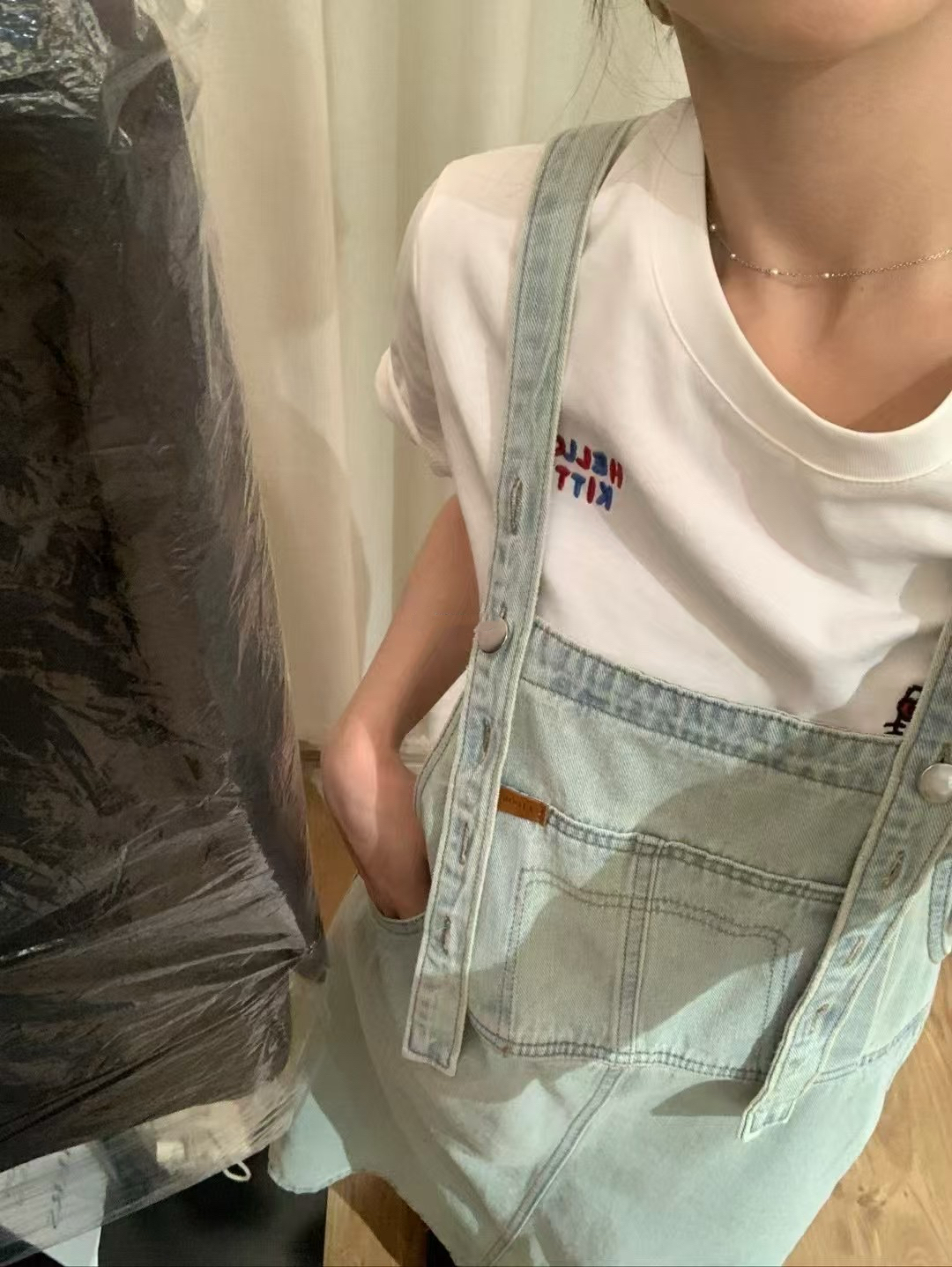 實穿減齡休閒吊帶褲9